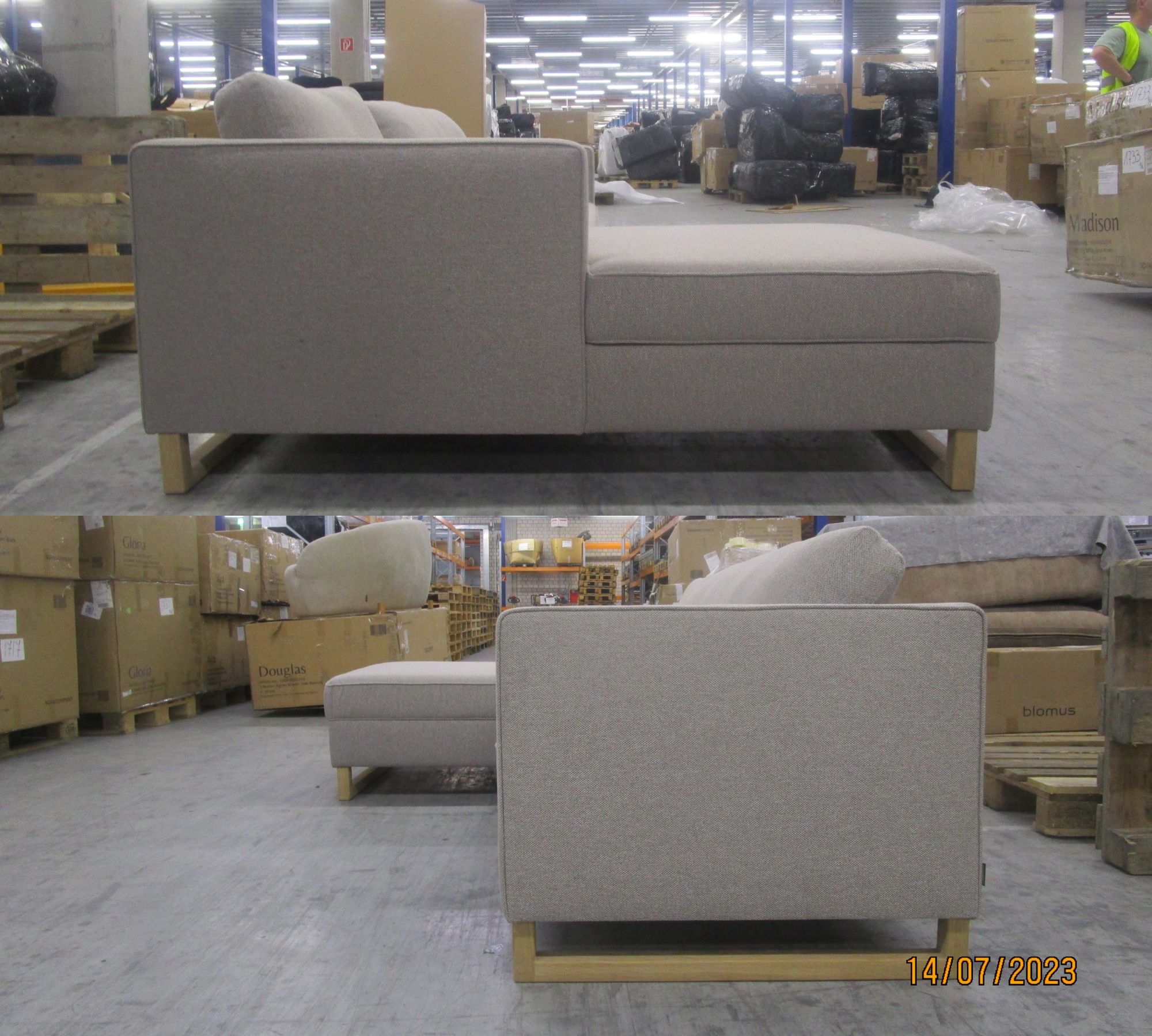Madison Schlafsofa Récamiere Links Agnes Brown