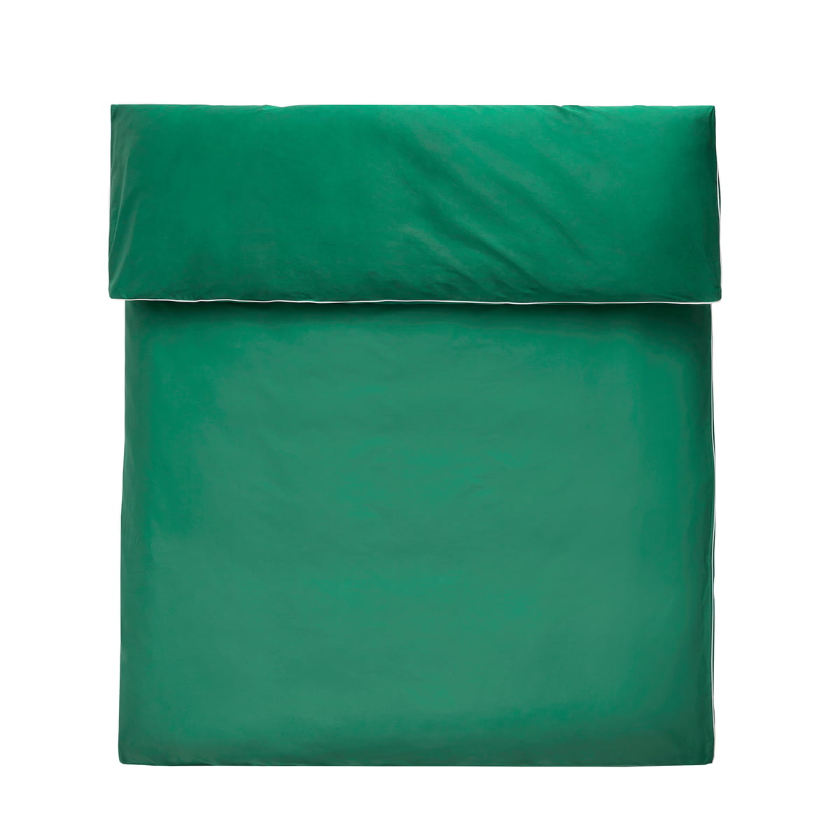 Outline Bettdeckenbezug Baumwolle Grün