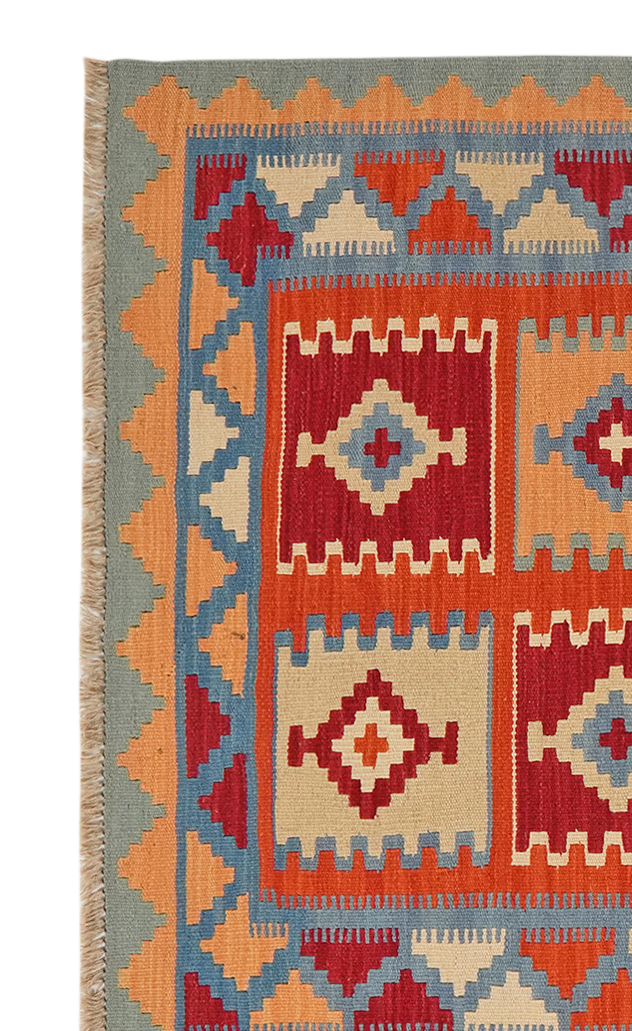Kilim Gashgai Teppich Mehrfarbig