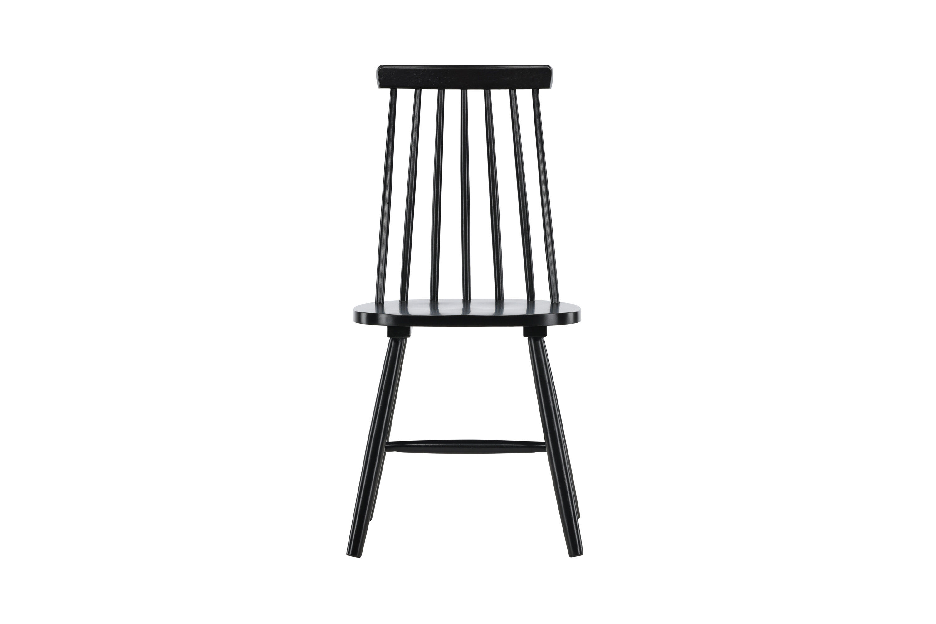 Lönneberga 2x Dining chair set Rubberwood Black