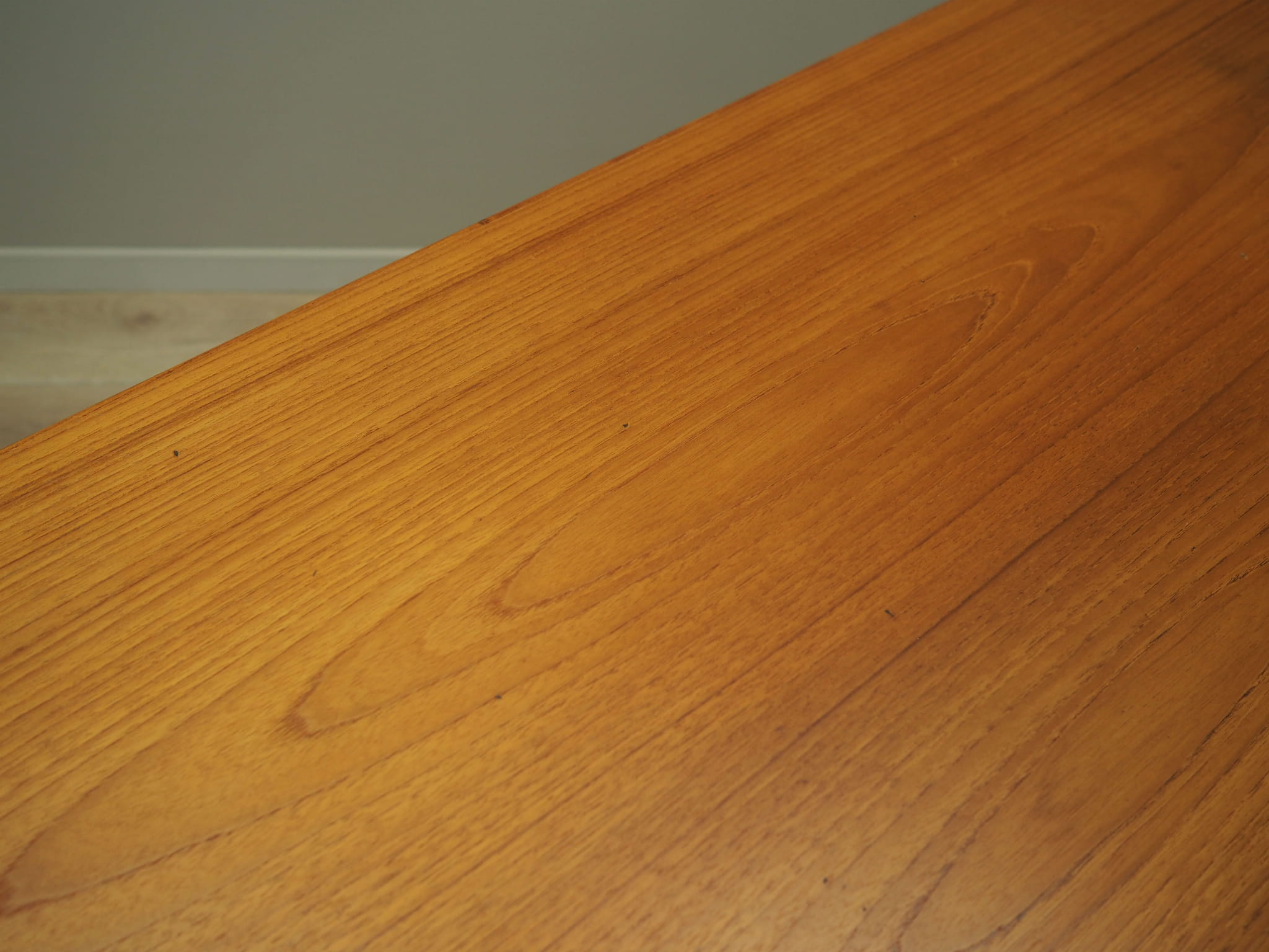 Vintage desk teak brown 1960s