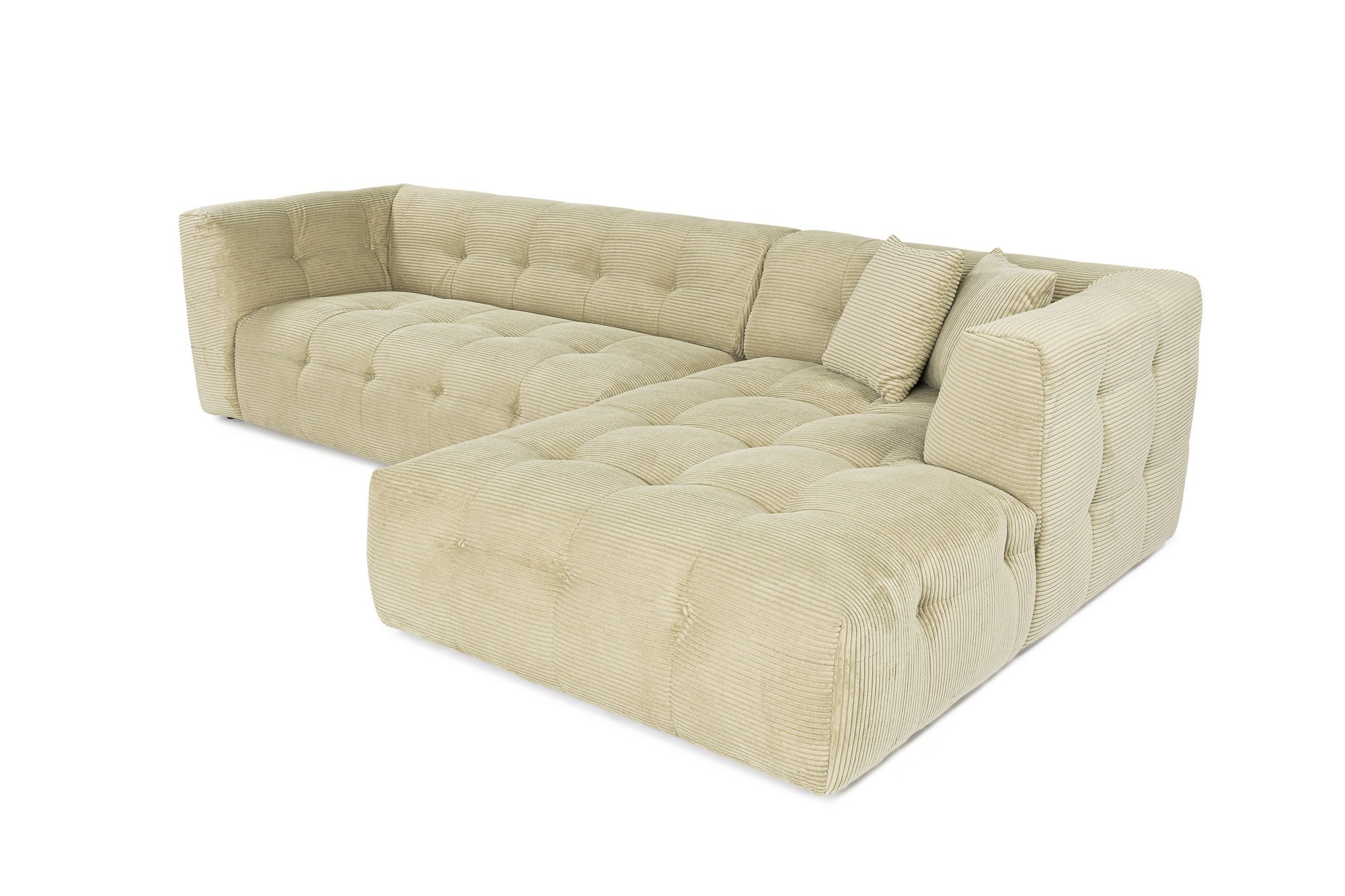 Cady Sofa Chaise Longue Right Light Green