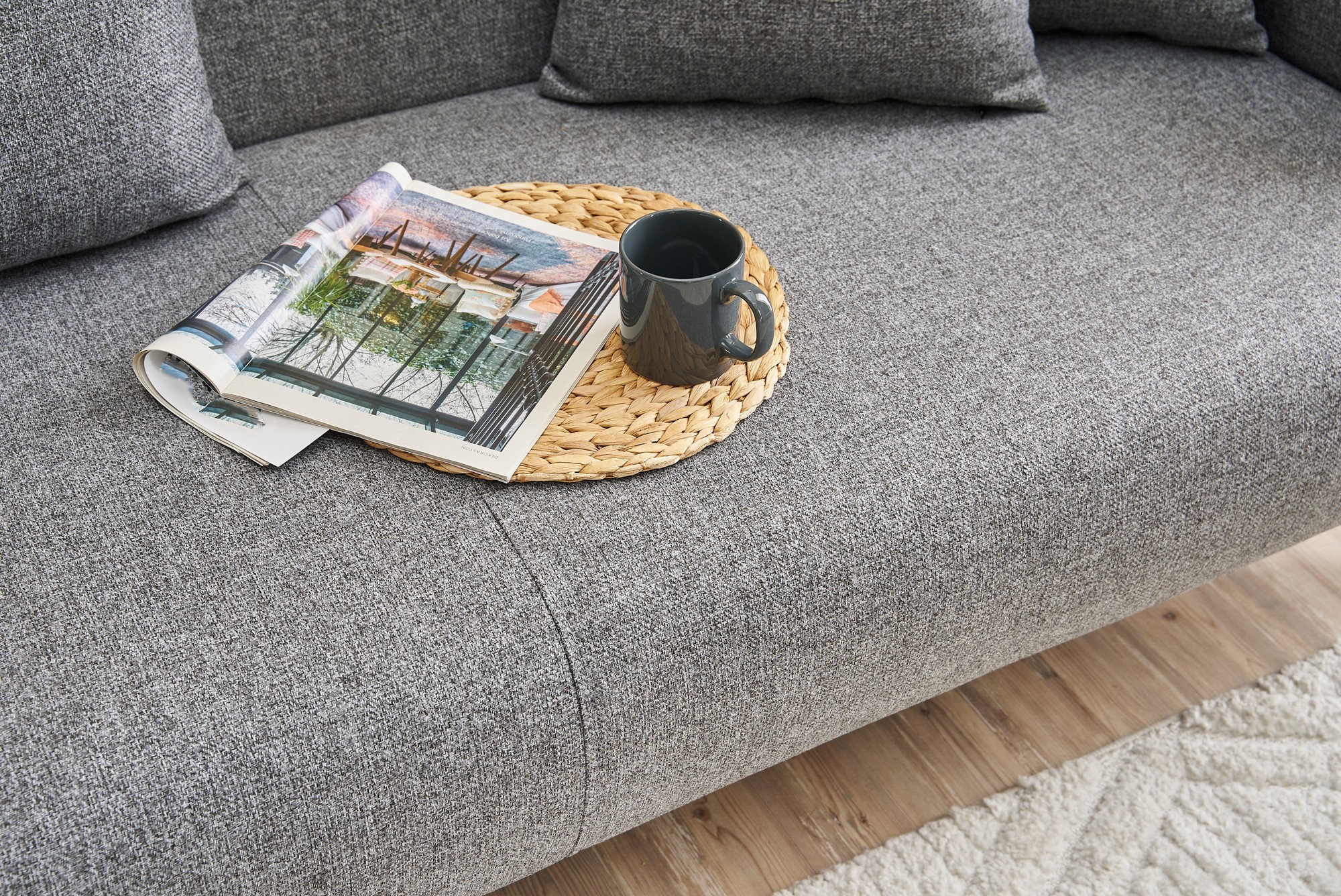 Revos Sofa 3-Sitzer Grau