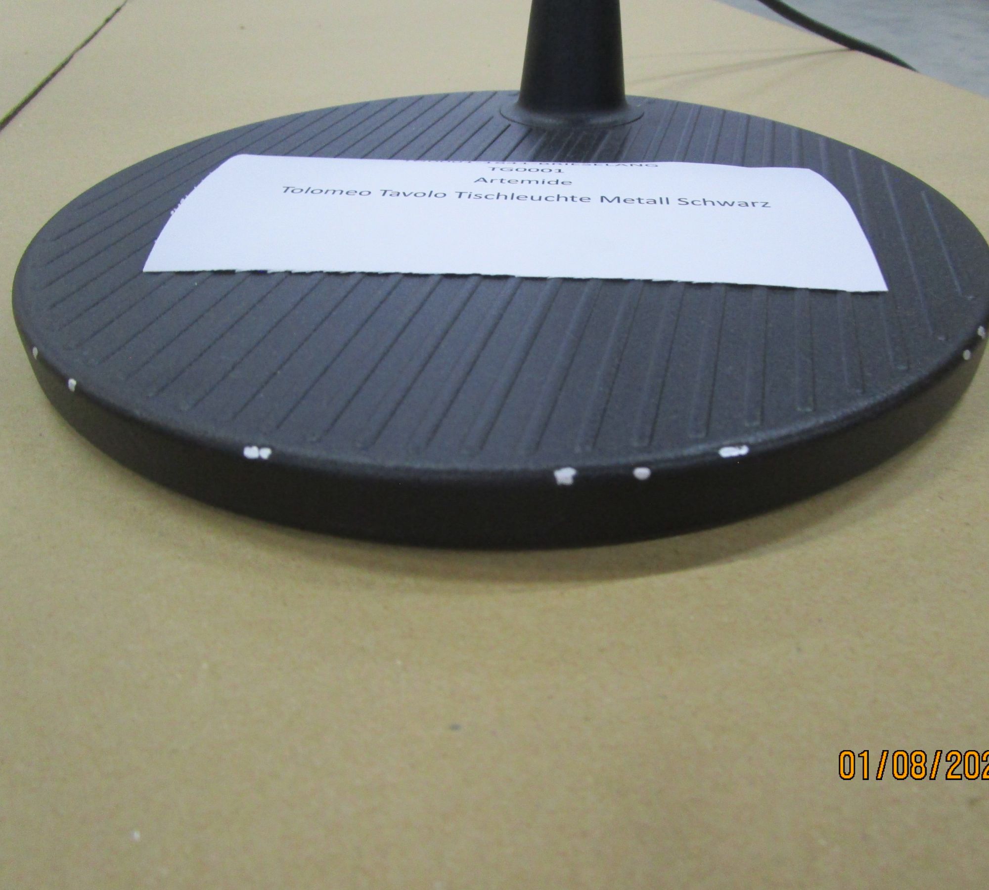 Tolomeo Tavolo Tischleuchte Schwarz Mit Tischfuß Ø 23cm