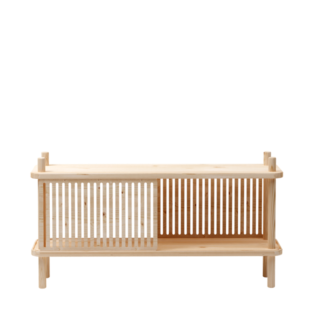 Blendend 1 Regal Eschenholz Braun