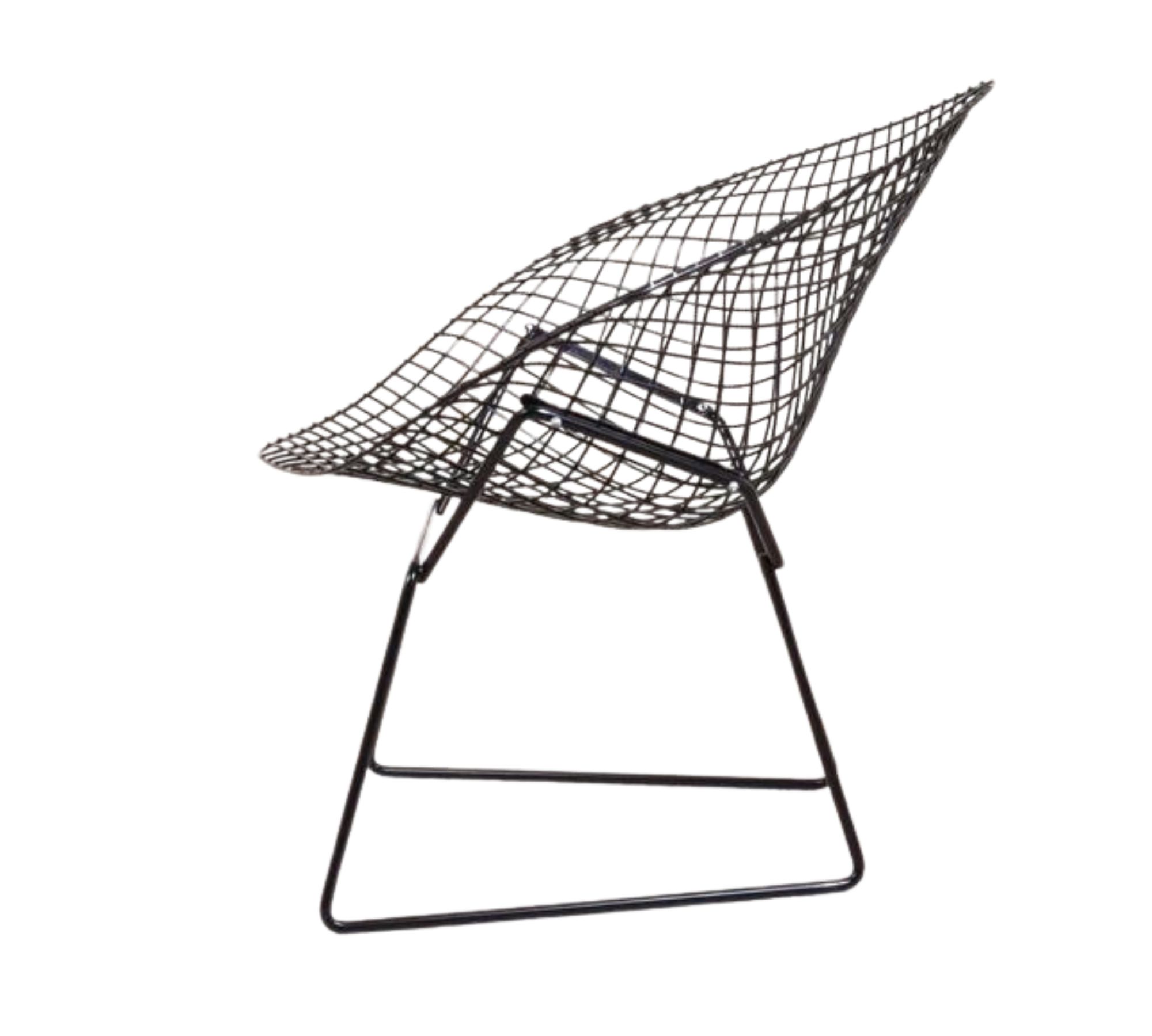 Bertoia Diamond Chair Schwarz 