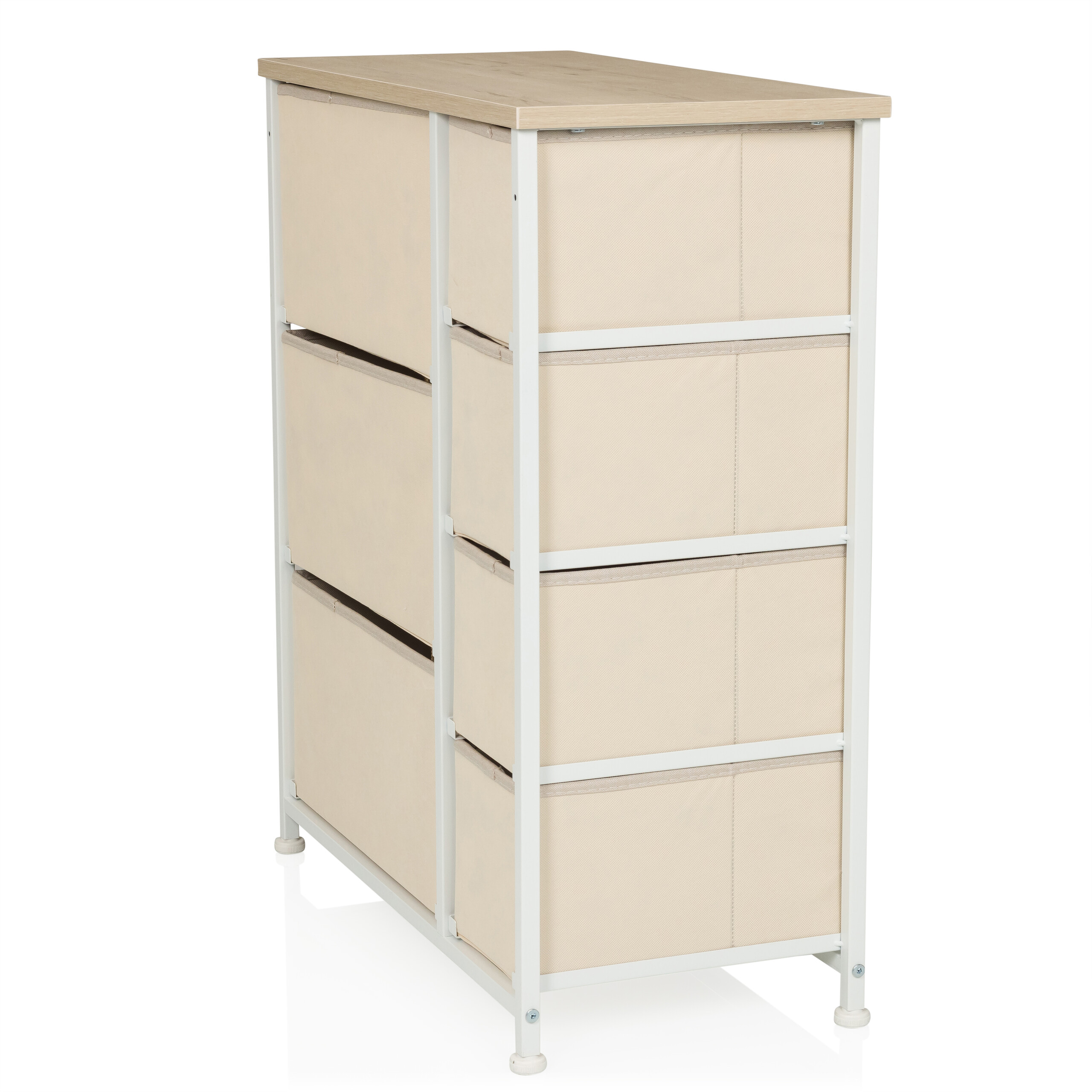 FOLDRESS B Scaffale con 7 scomparti Beige