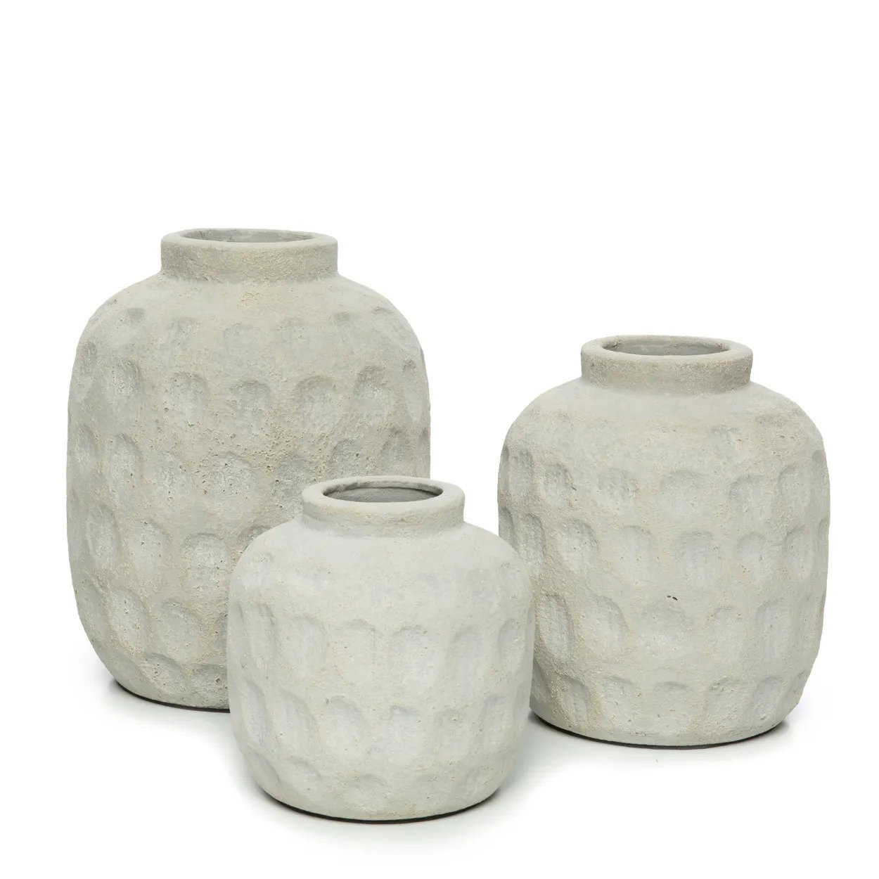 Trendy Vase Grau