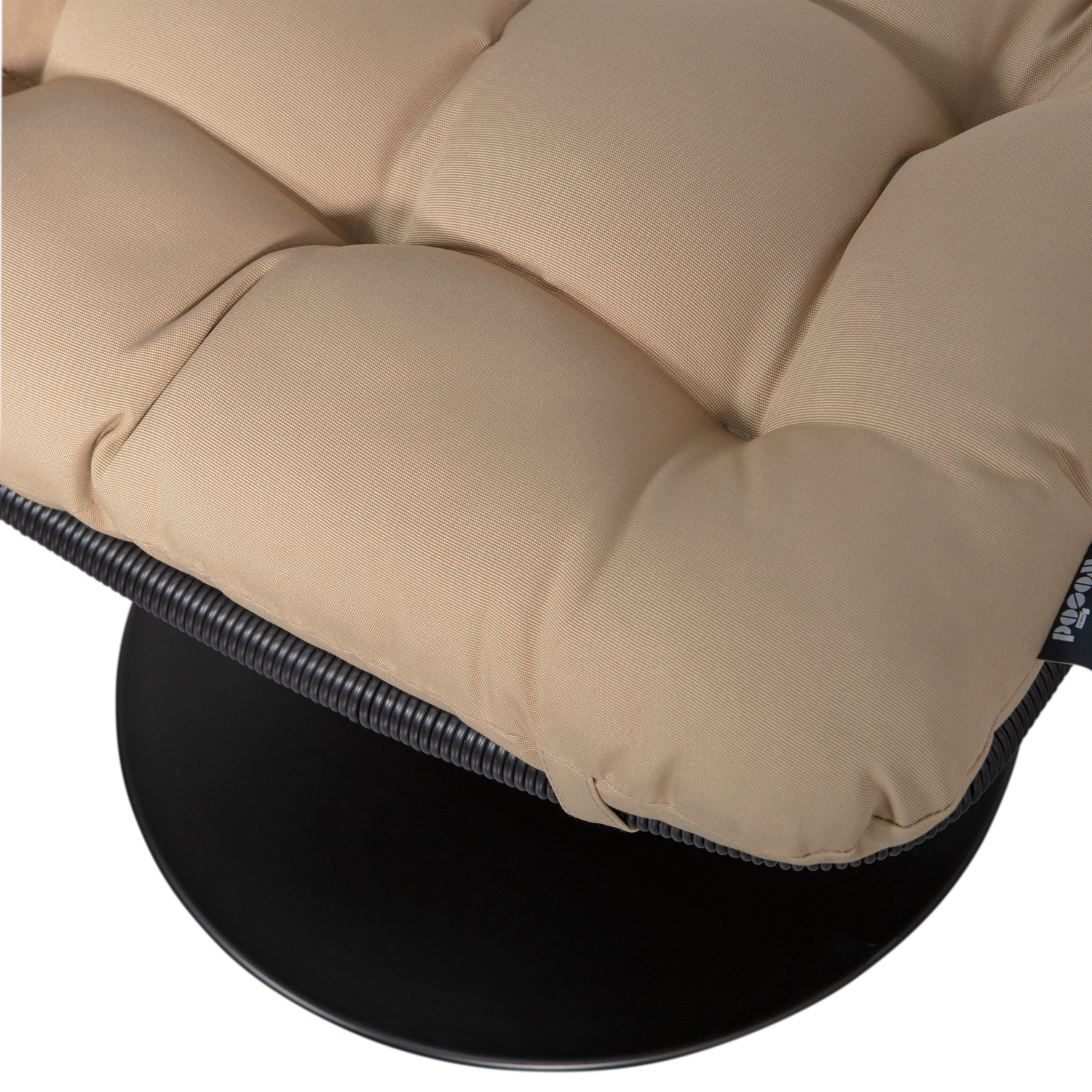 Vive Gartenhocker Polyester Rattan