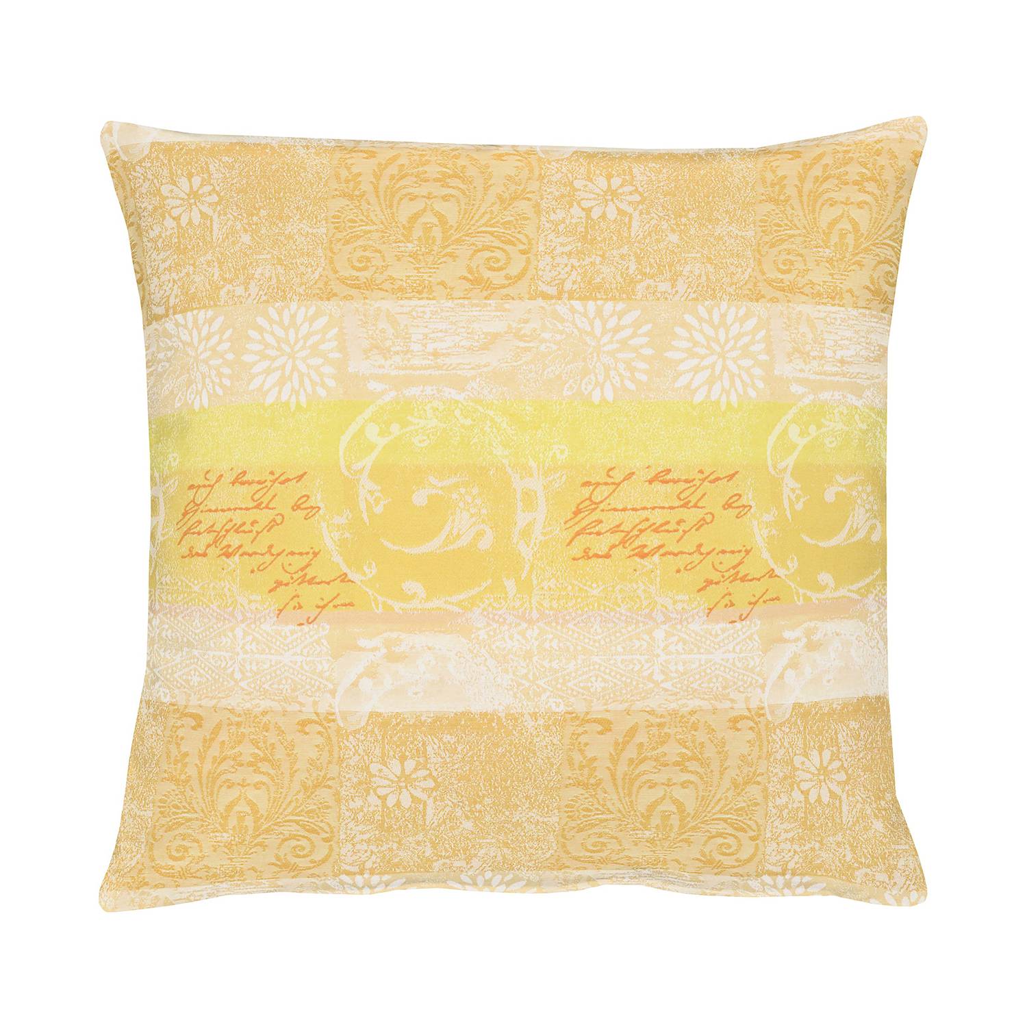 Pillowcase Summer Garden II Yellow 49 x 49 cm