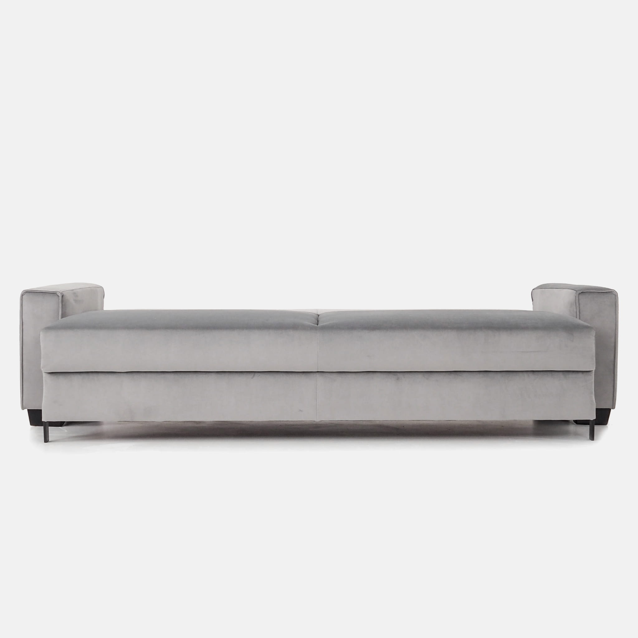 Rejkiavik Sofa 3-Sitzer Velour Silber