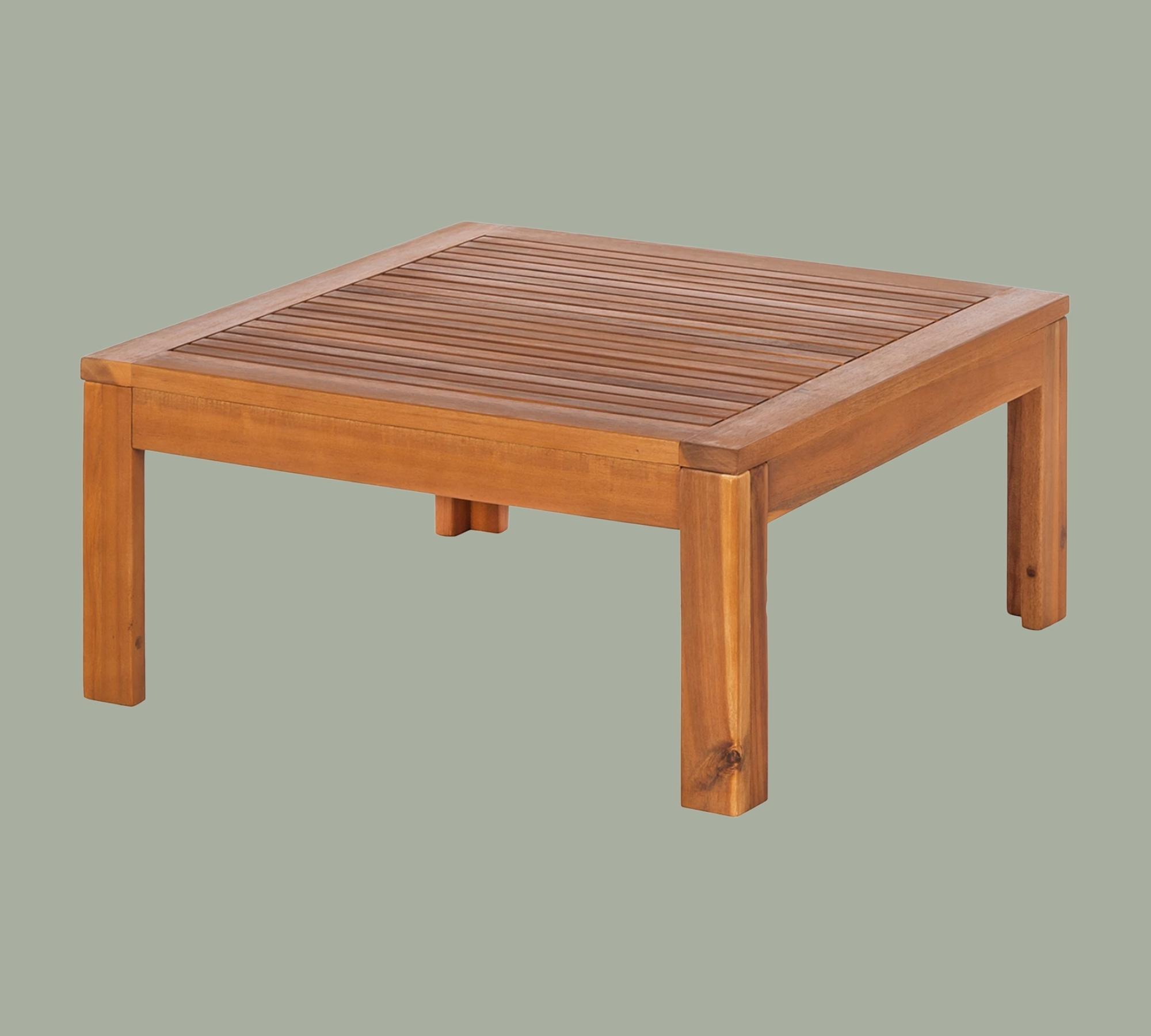 Loungetisch Akazie Massiv Braun