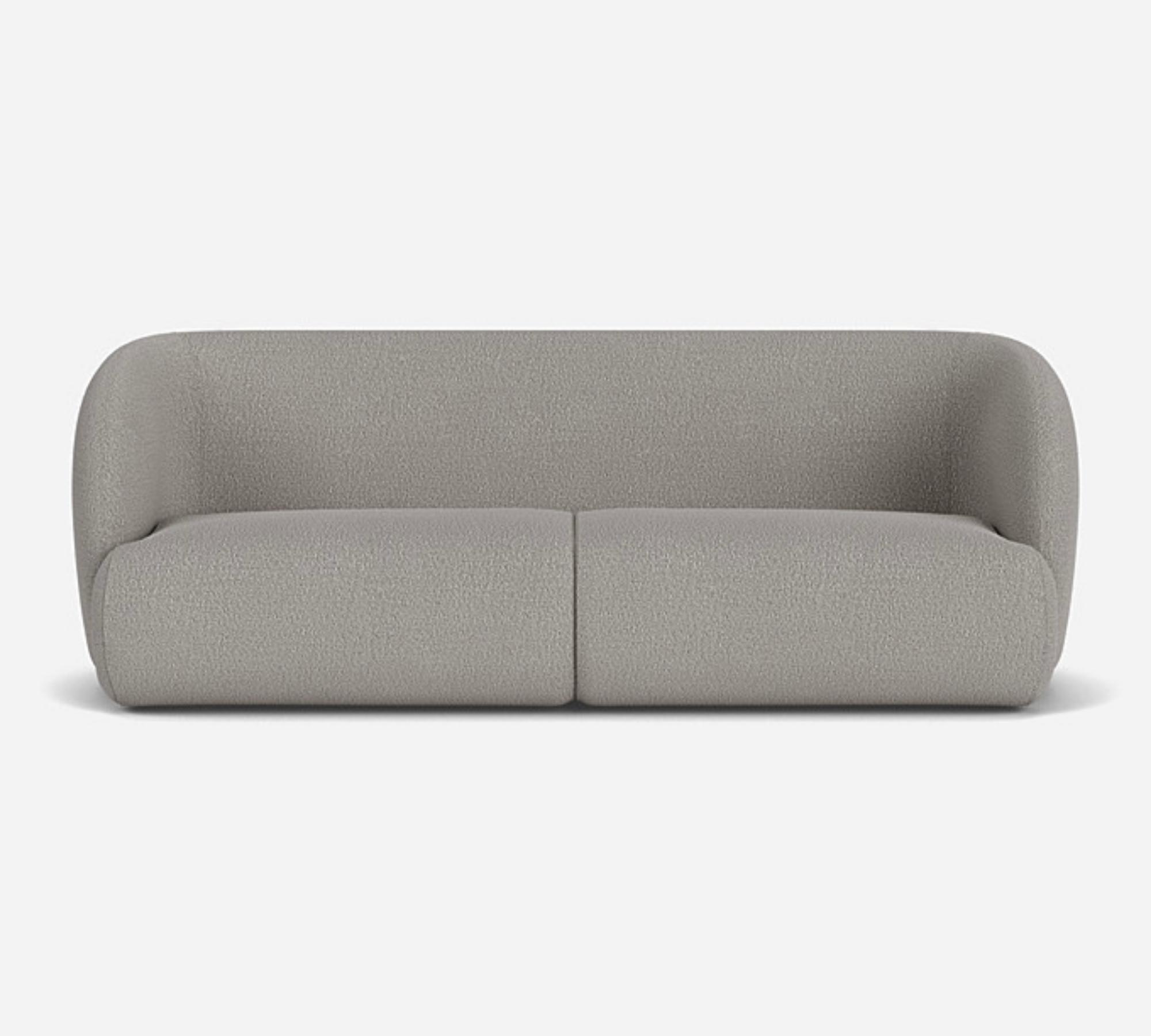 Design-Award-Winning Paula 3-Sitzer Sofa Maya Warm Grey