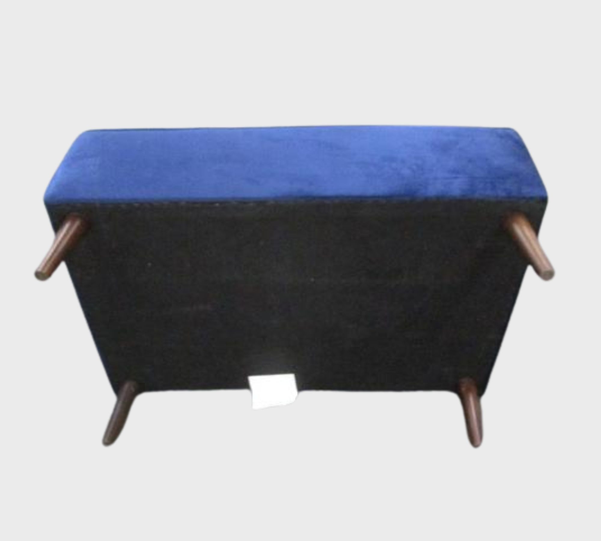 Hocker Samt Blau