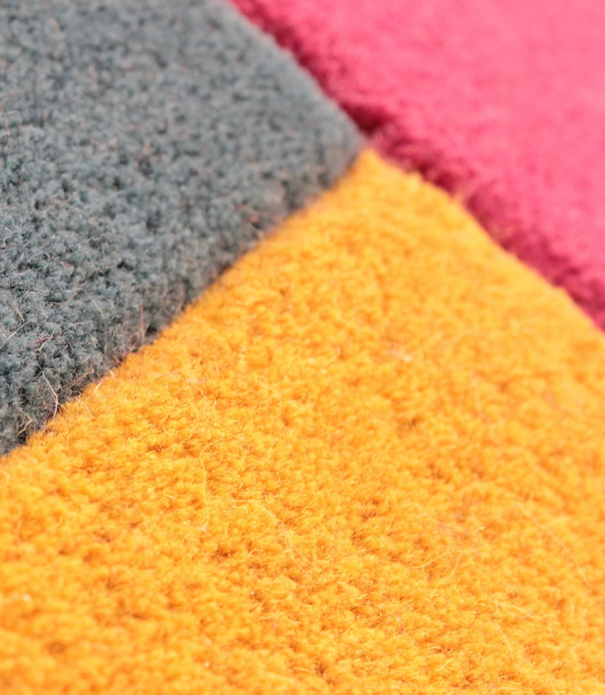 Teppich Wolle Mehrfarbig