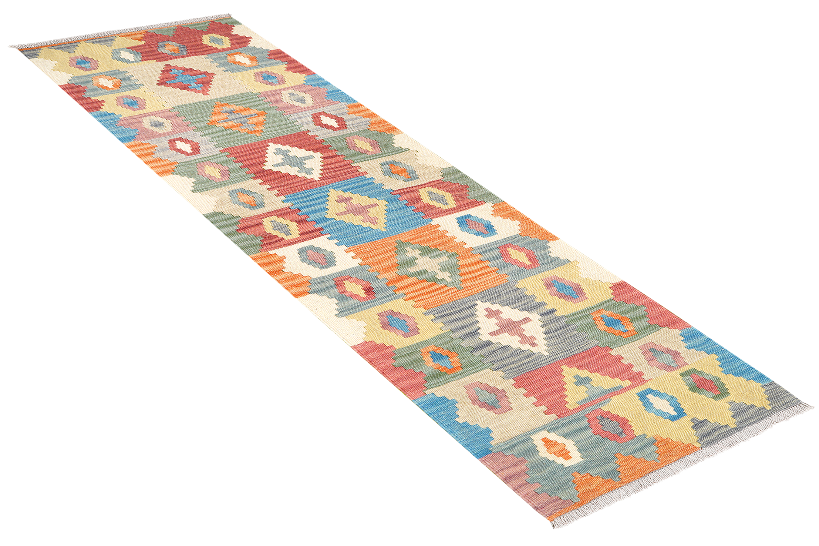 Kelim Gashgai Carpet Wool Multicolored