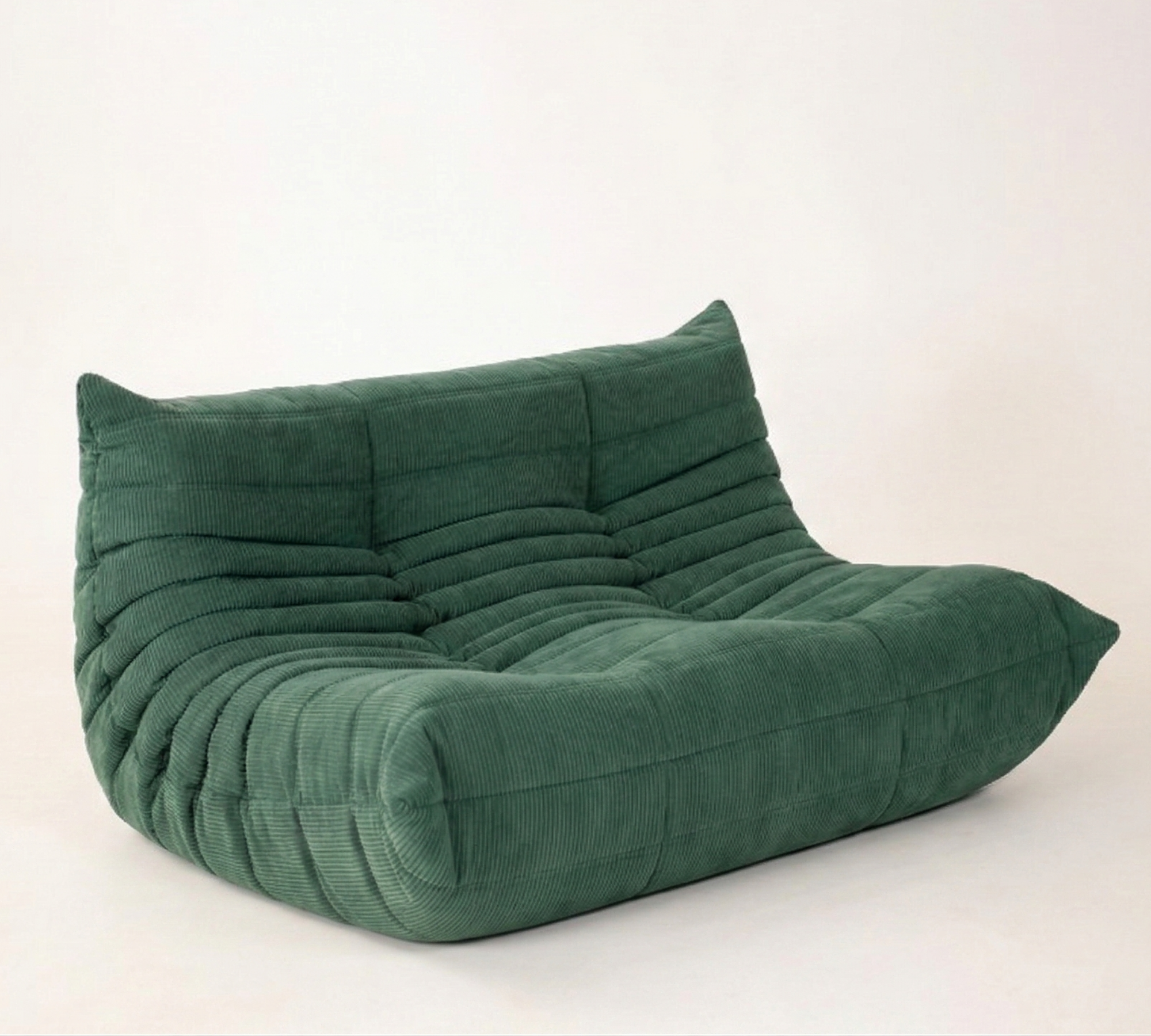 Togo 2-Sitzer Sofa Cord Tannengrün