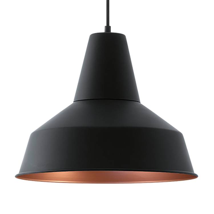 Pendant lamp Somerton I Black