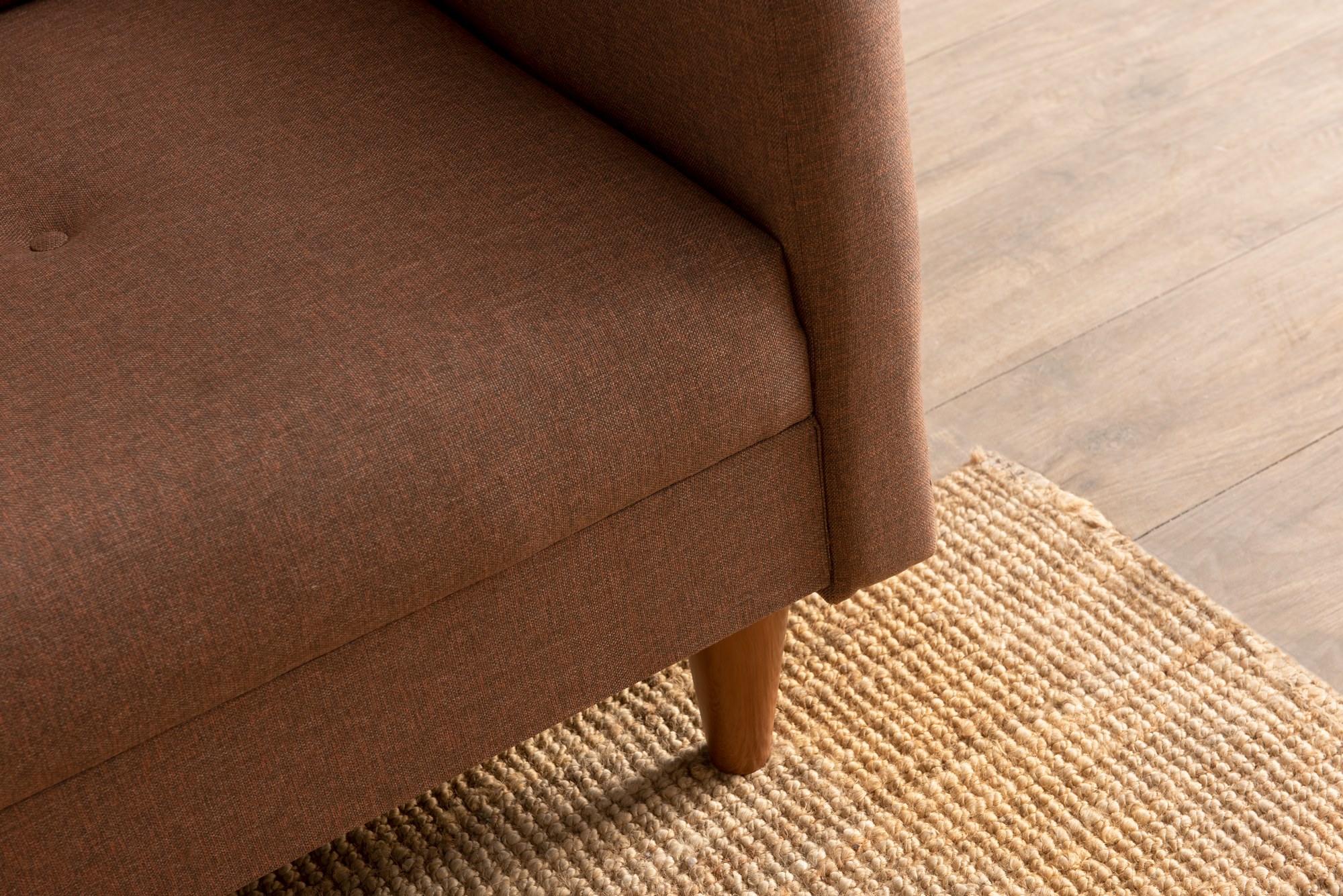 Hiko Sofa bed 3-seater Brown