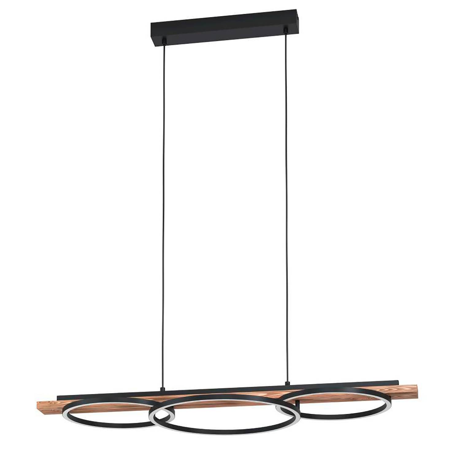 LED-Pendelleuchte Boyal I Schwarz