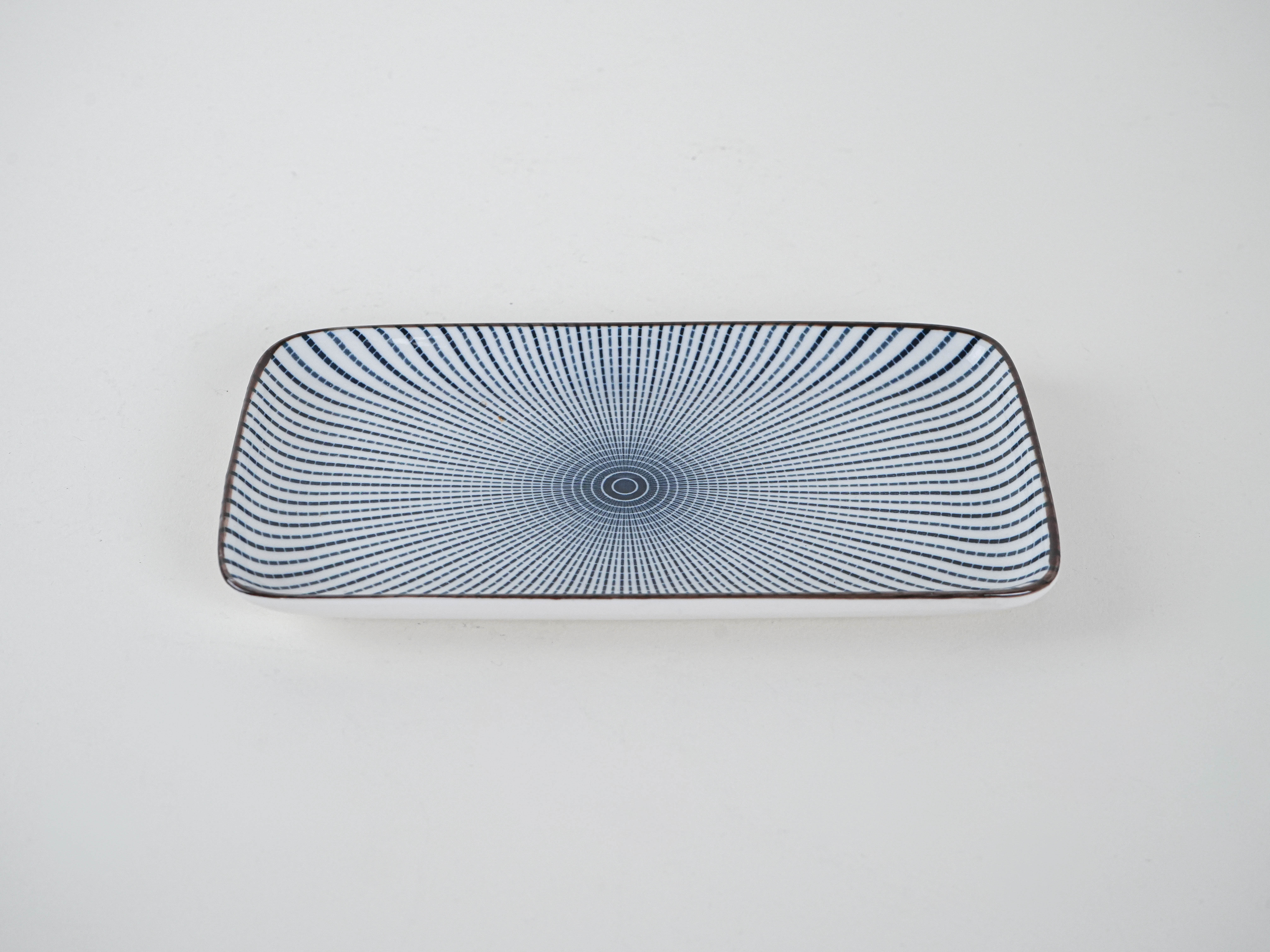 Porcelain plate Light blue 1970s