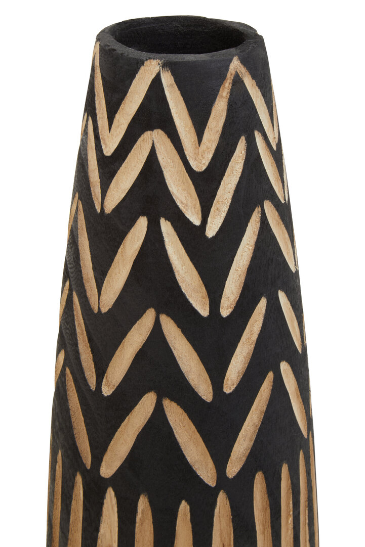 Arlo Kleine gravierte Holzvase
