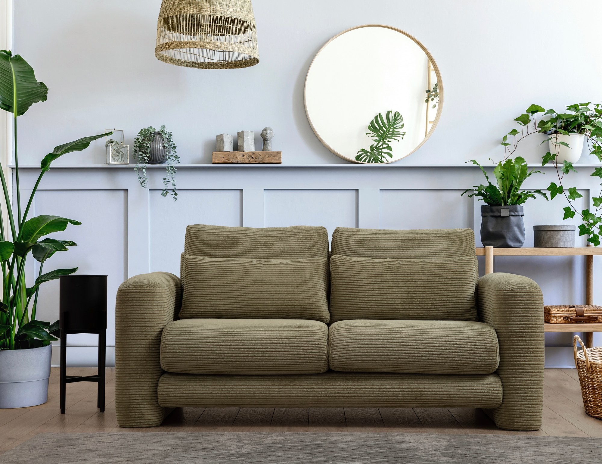 Lily 2-seater sofa Green
