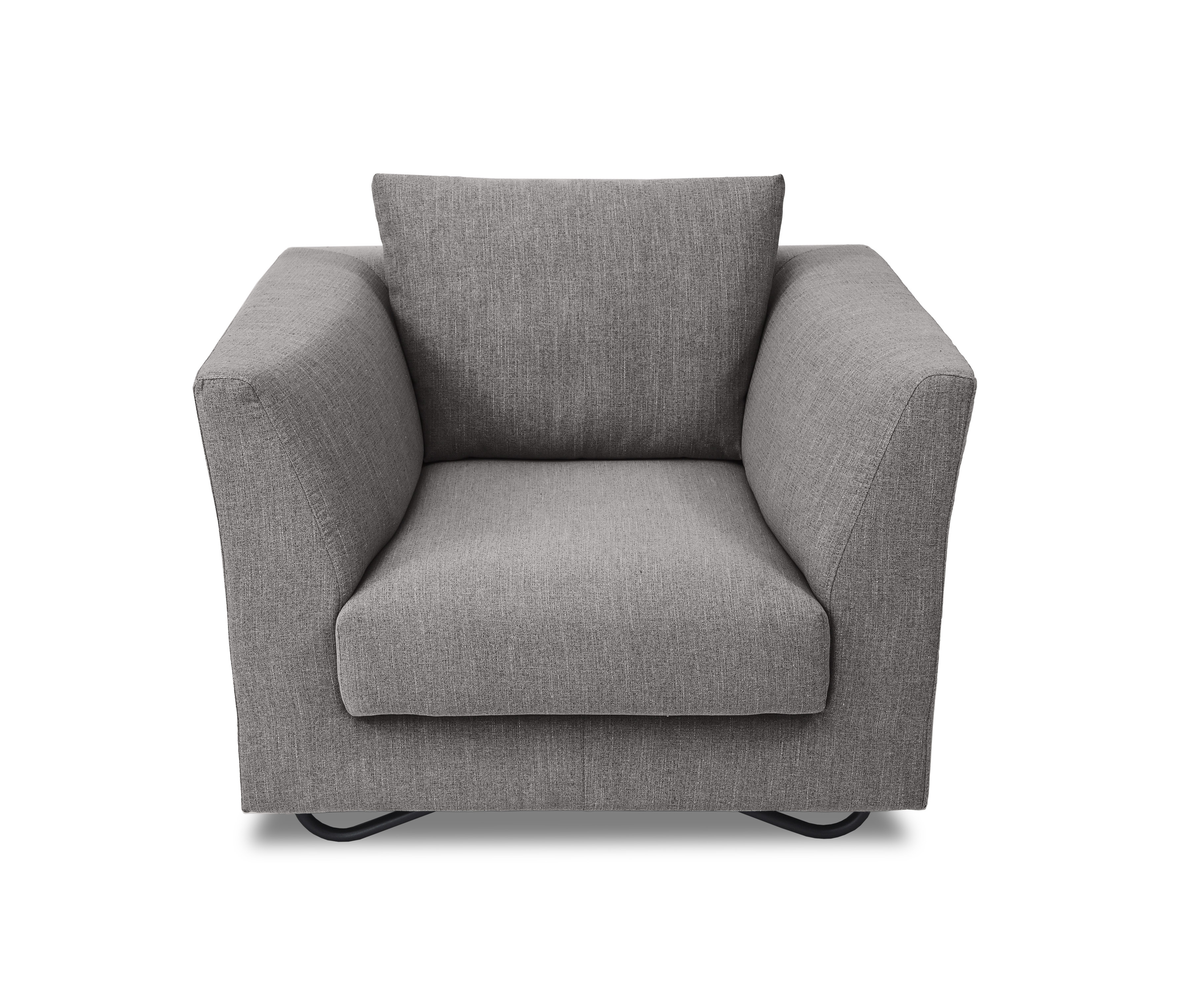 Giulia Sessel Textil Grau
