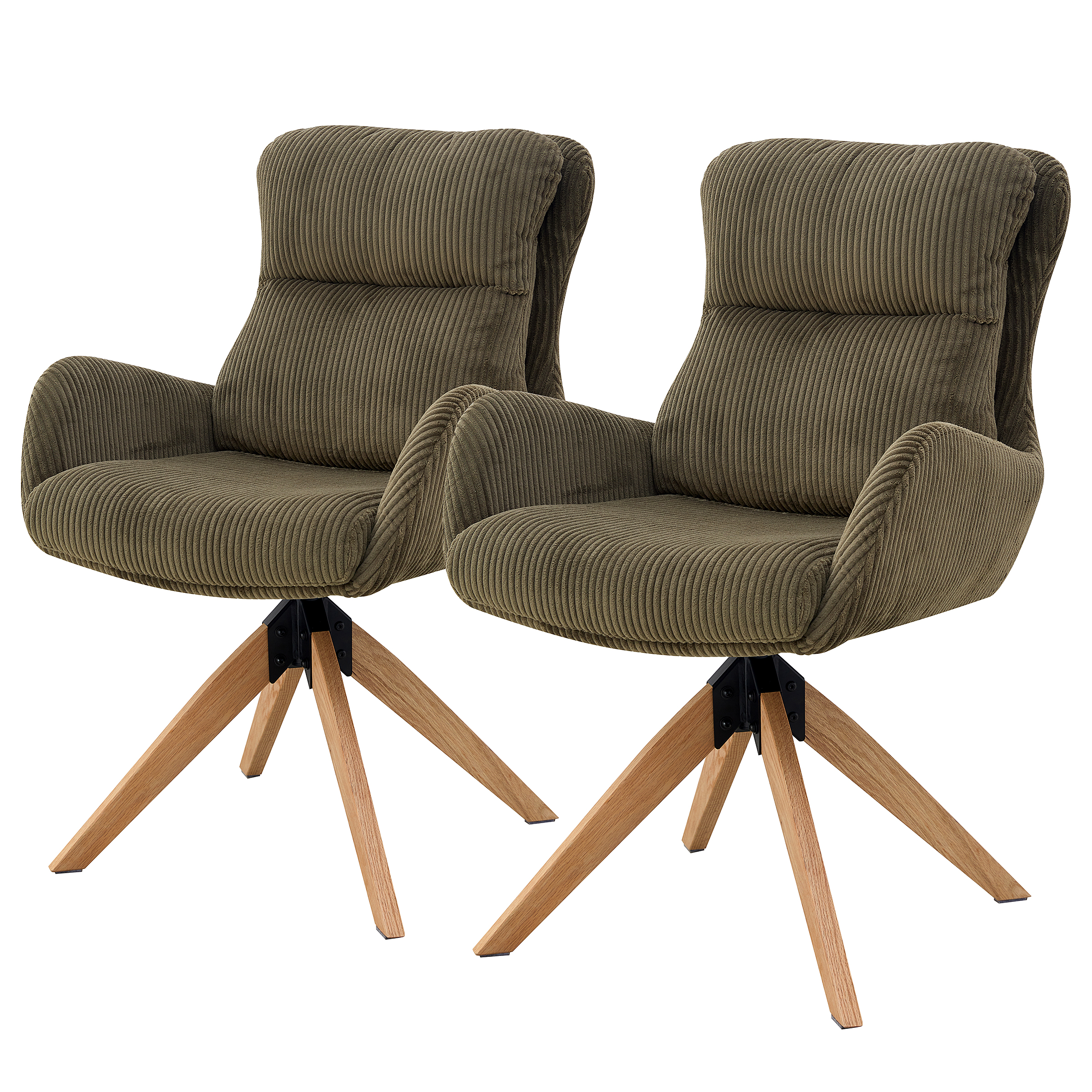 2x Spatz Armlehnstuhl Khaki