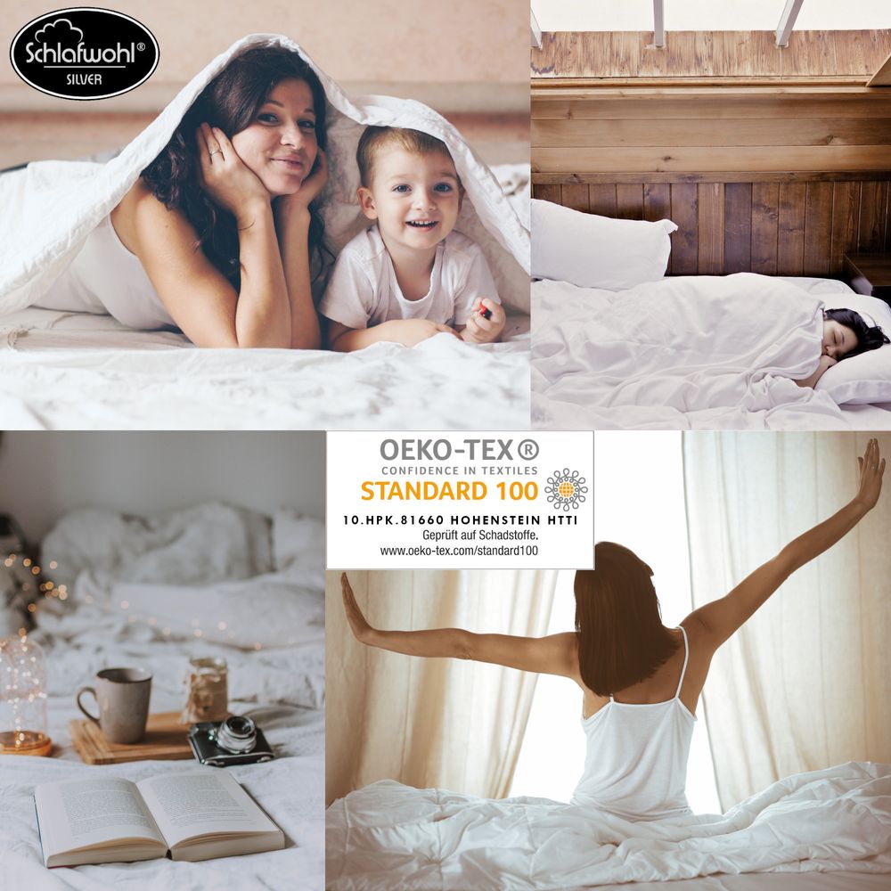 Spannleintuch für Boxspringbett aus Baumwolle Ecru