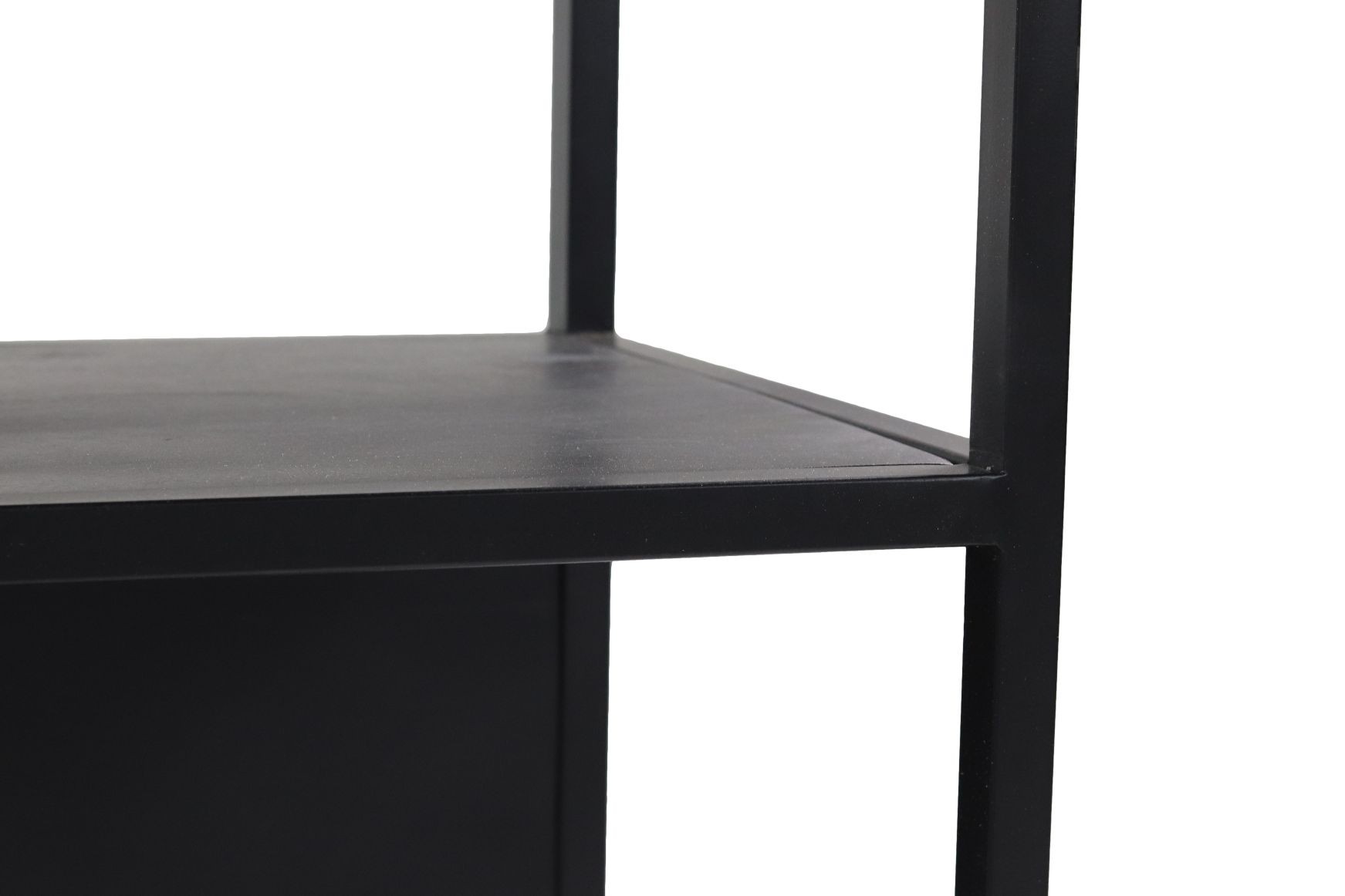 Levels Regal Mangoholz Metall Schwarz