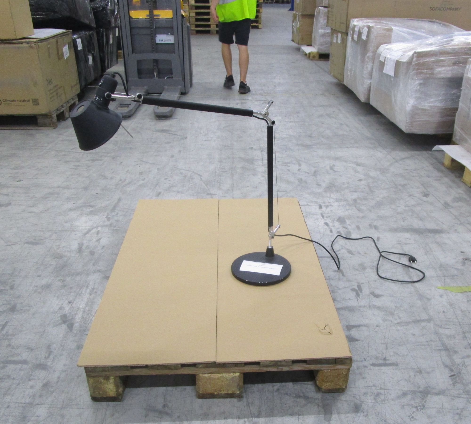 Tolomeo Tavolo Tischleuchte Schwarz Mit Tischfuß Ø 23cm