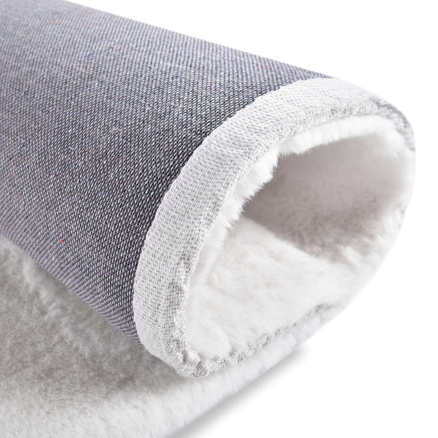 Short pile rug Chiara I White 60 x 135 cm