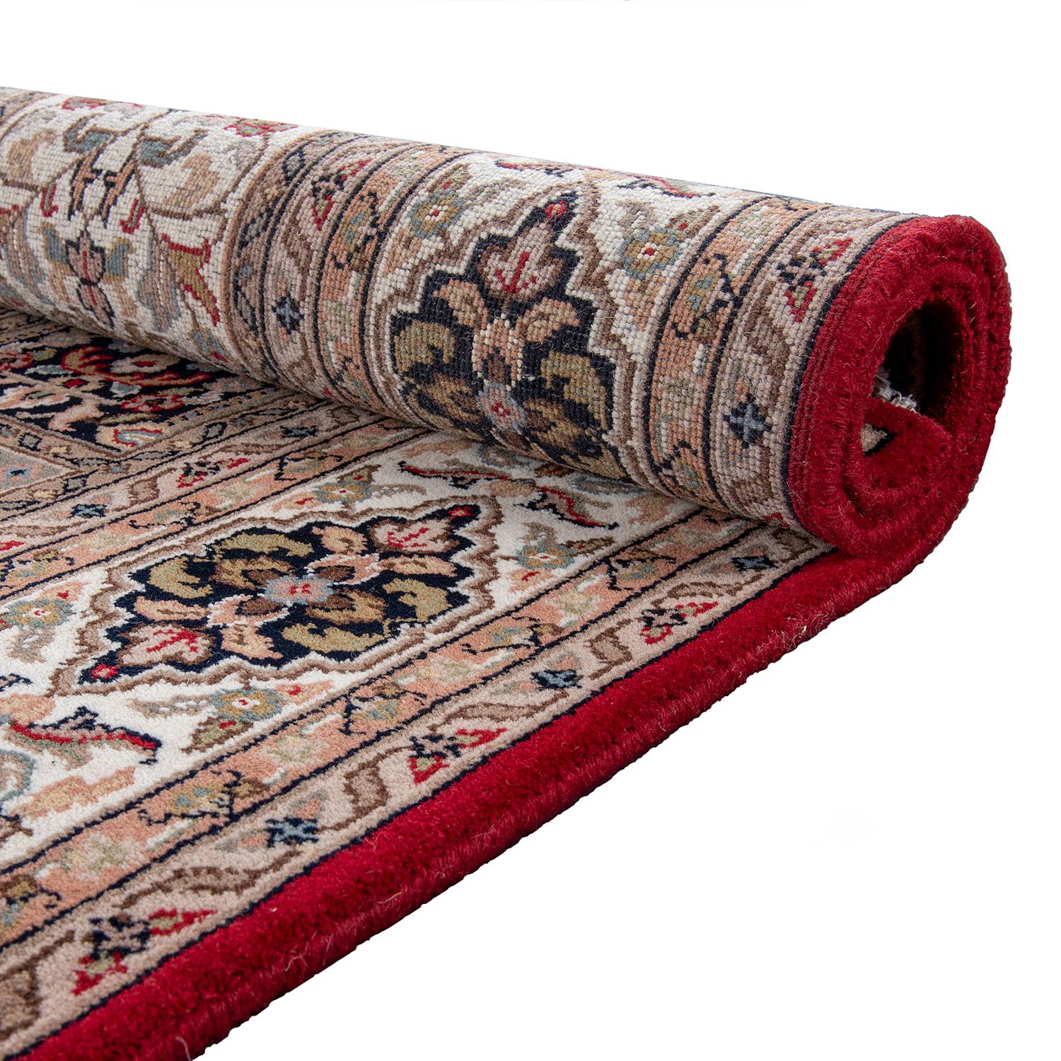 Benares Bachtiari Teppich Schurwolle Rot 60 x 90 cm