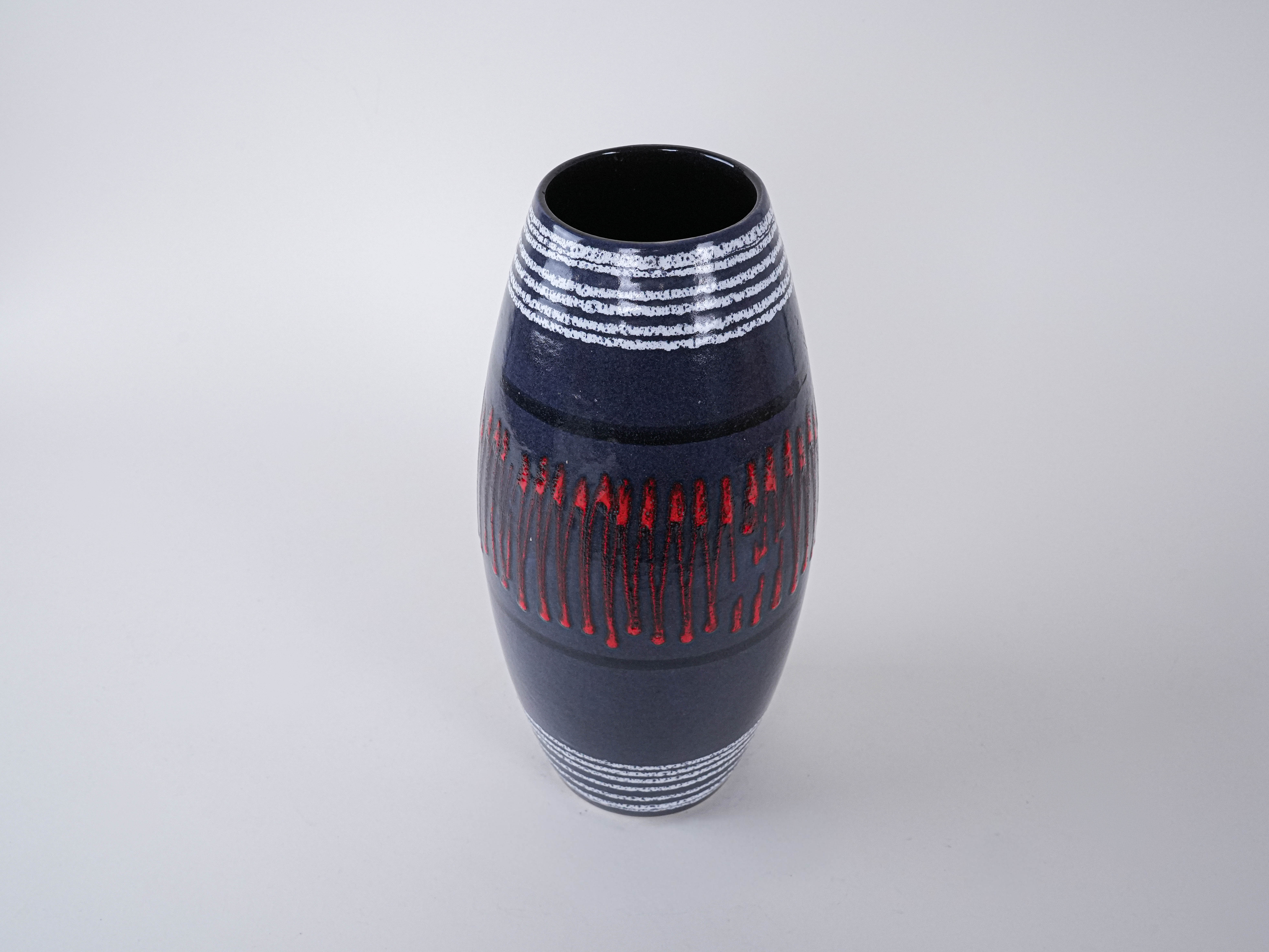 Keramikvase 1960er Jahre,
