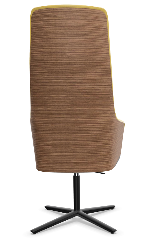 Alya Executive Armchair Aluminium Yellow