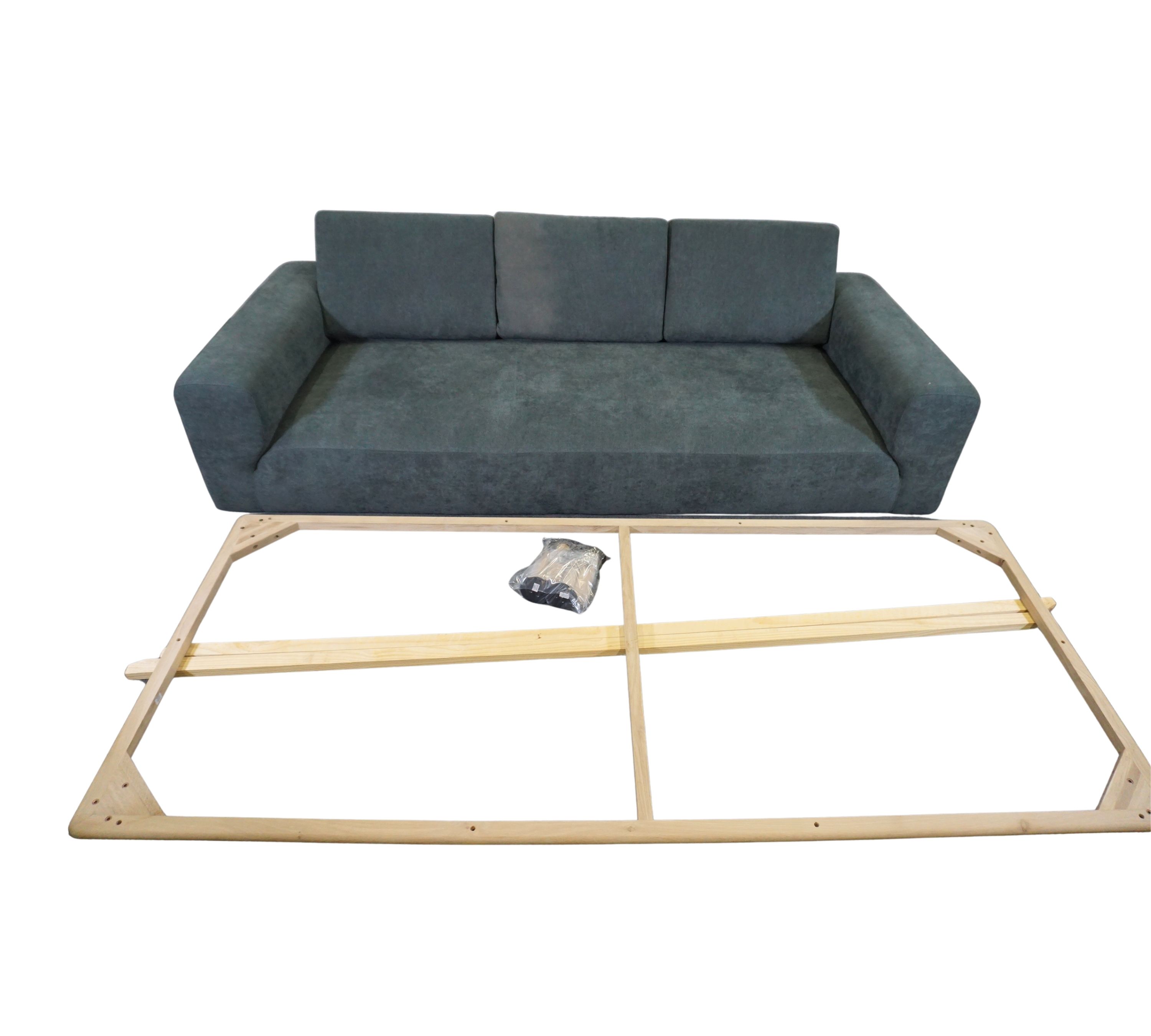 Vilmar Sofa 3-Sitzer Form Blue Grey