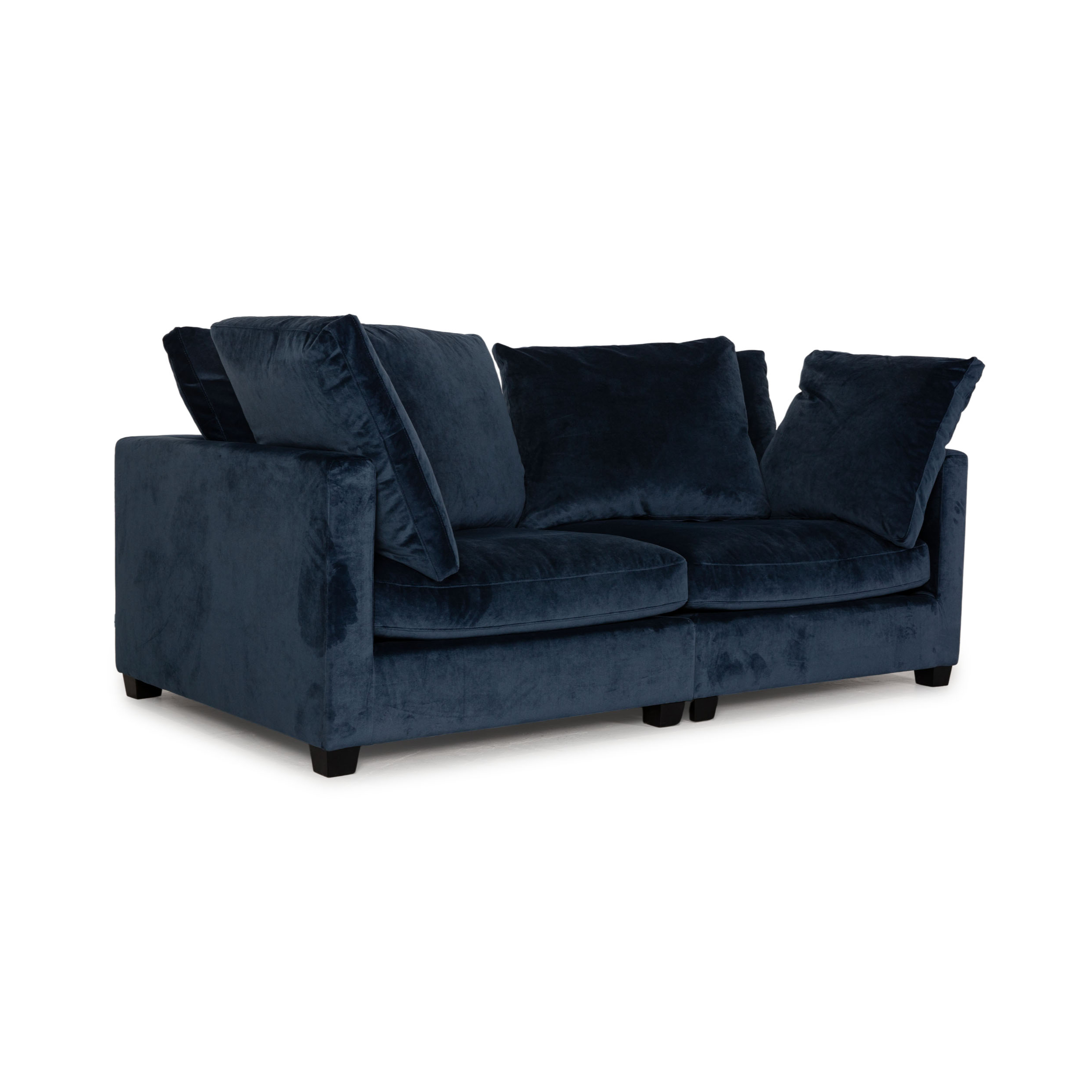 Viking Sofa 2-Sitzer Samt Blau