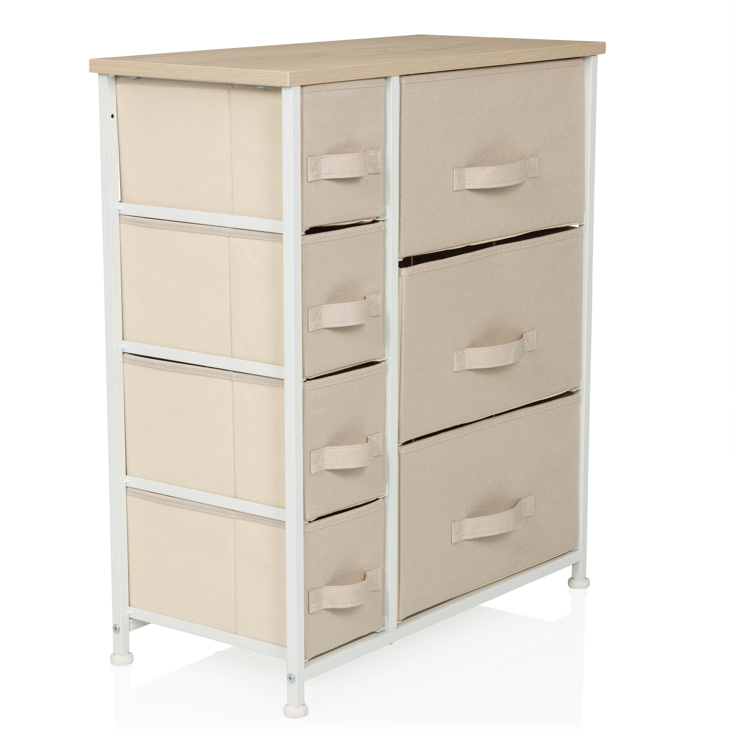 FOLDRESS B Regal with 7 compartments Beige