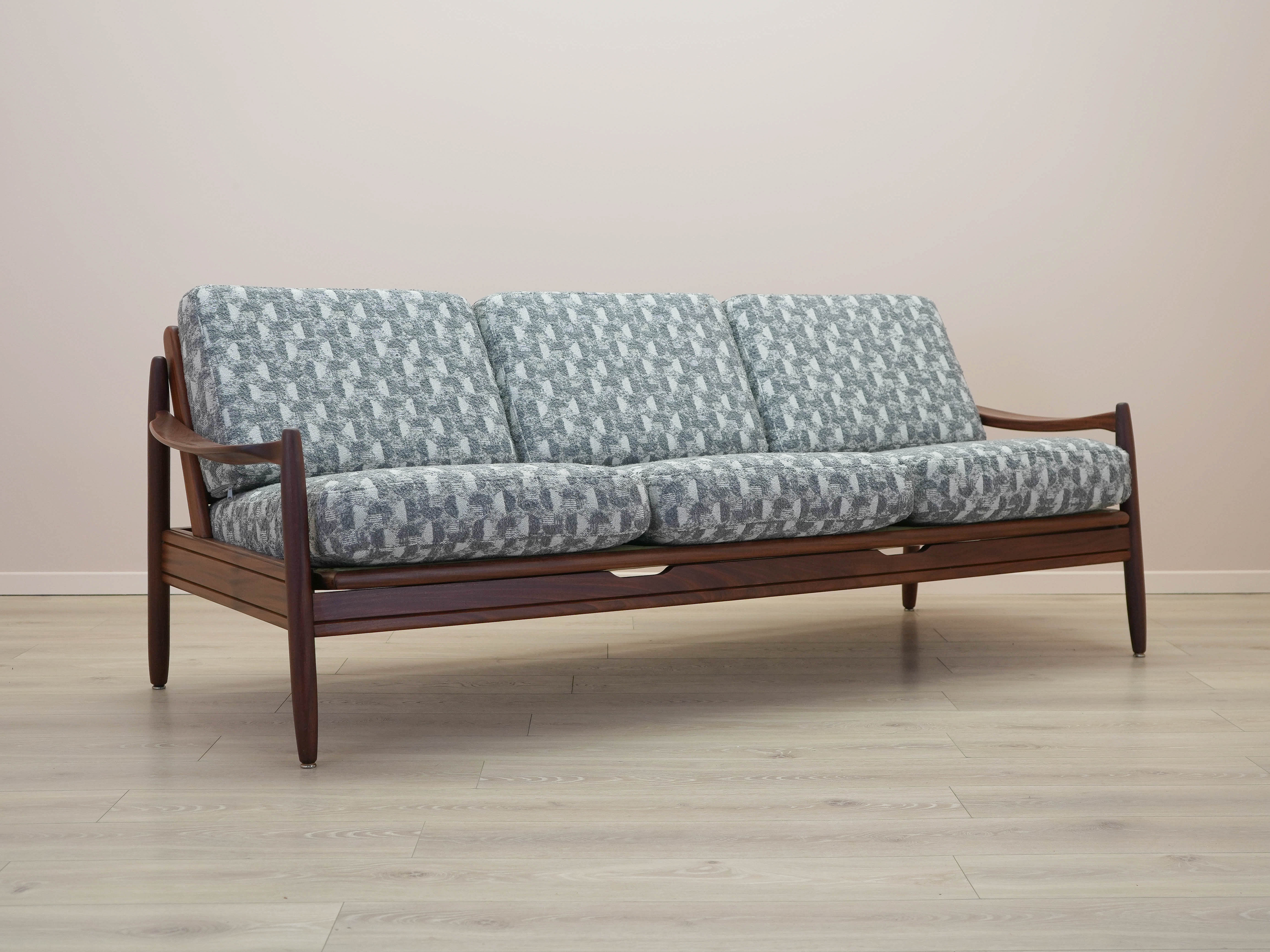 3-seater teak sofa 1970s