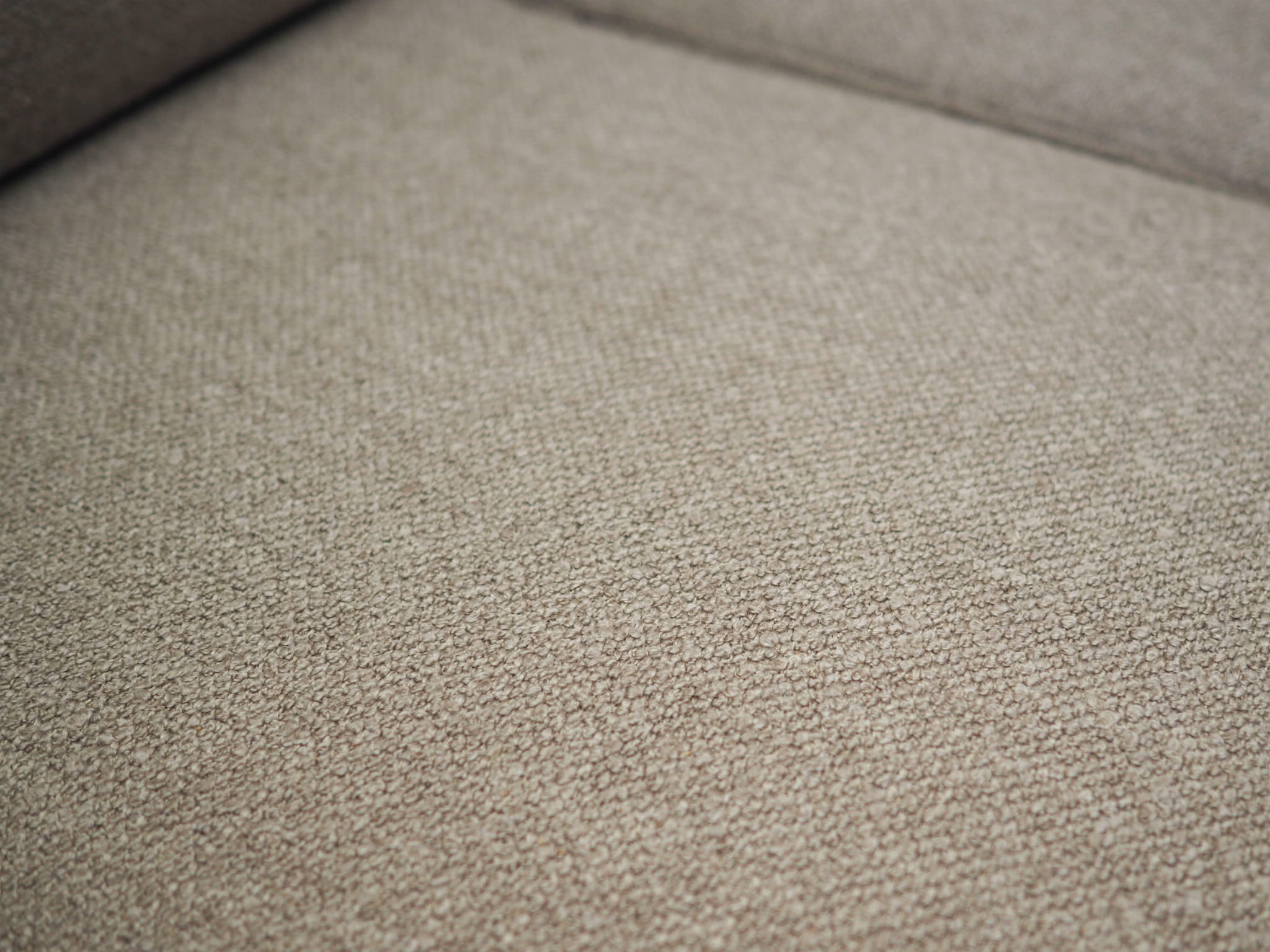 Vintage Sofa Eschenholz Textil Grau 1960er Jahre