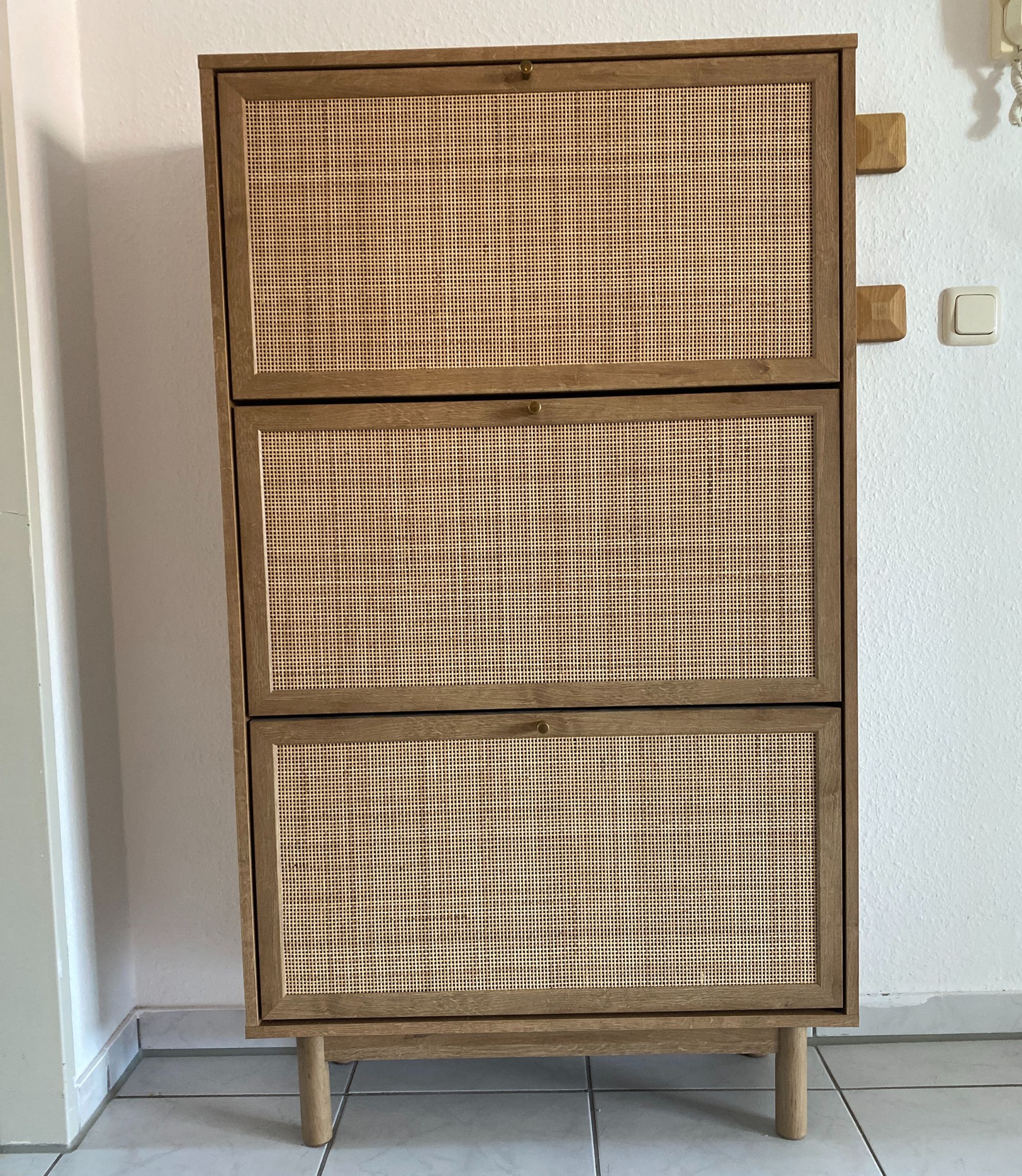 Schuhschrank Holz Braun
