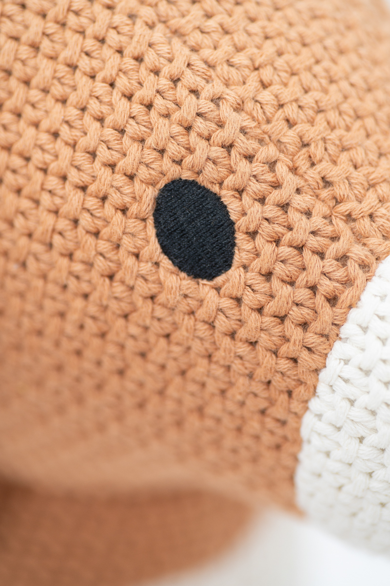 Dog Plush Cotton Brown