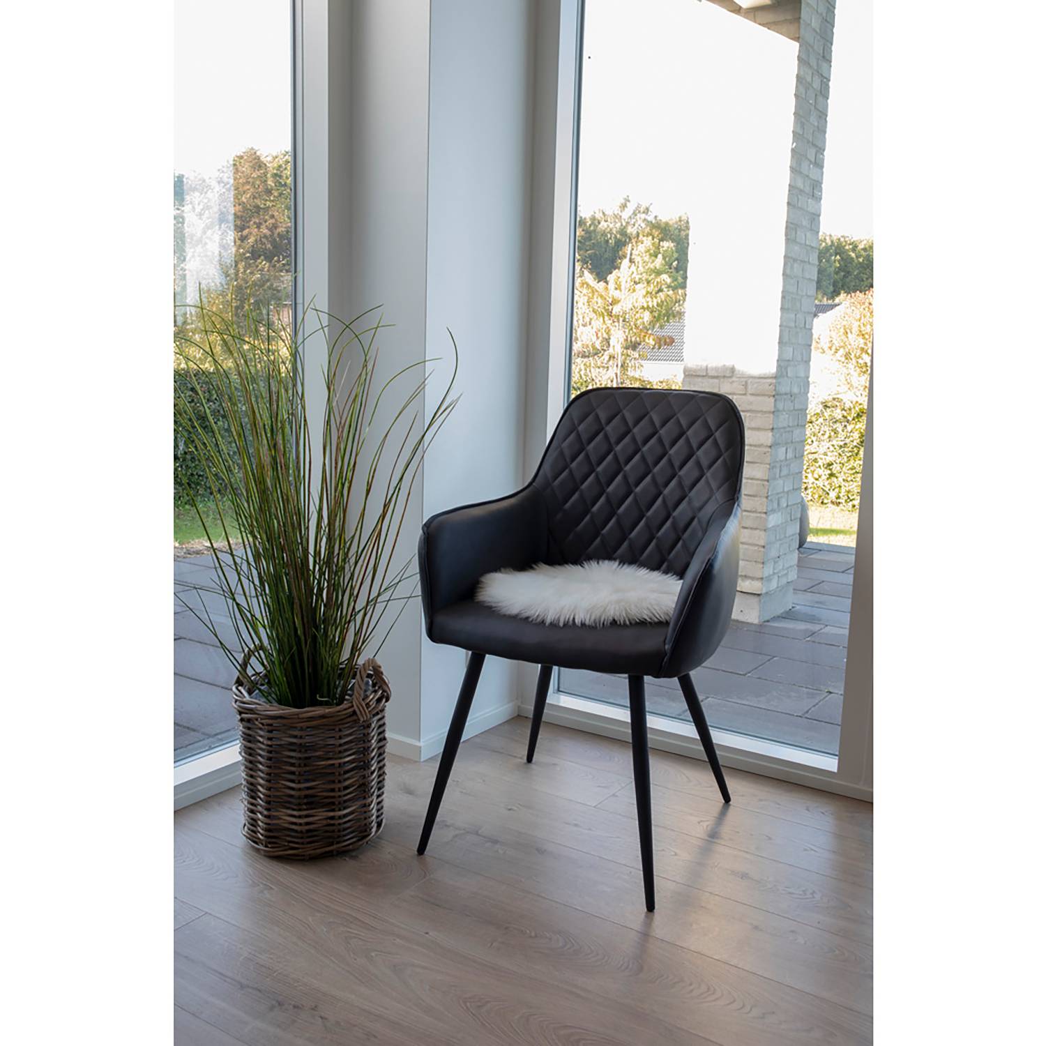 Sitzkissen Lambskin Artificial I Natur