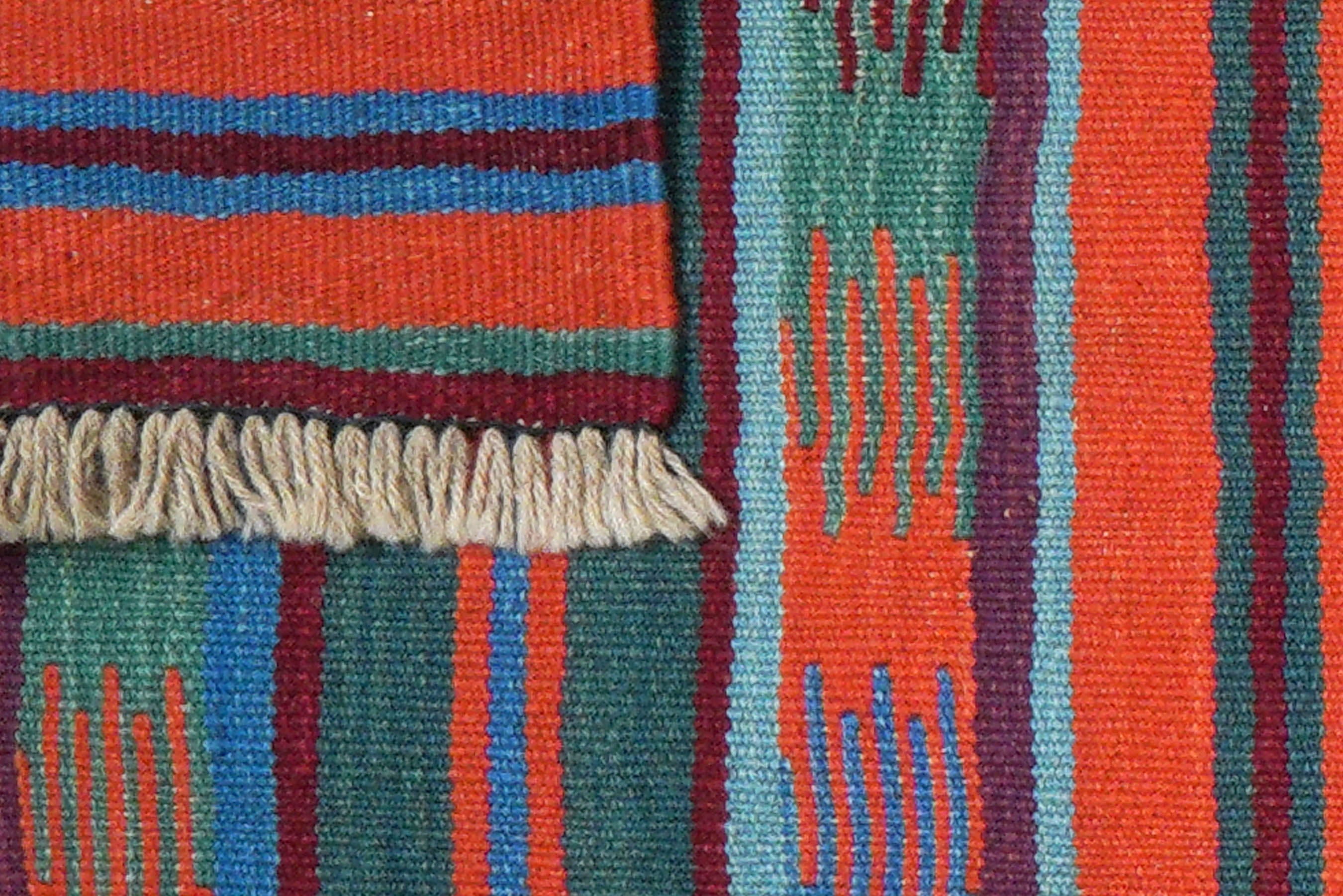 Kilim Gashgai Teppich Mehrfarbig