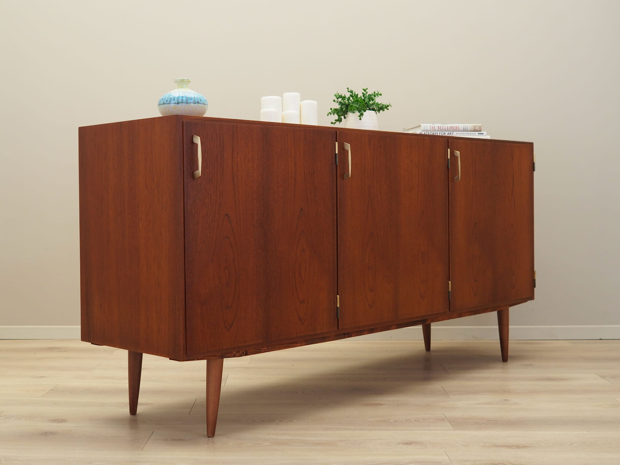 Vintage Sideboard Teak Wood Brown 1960s