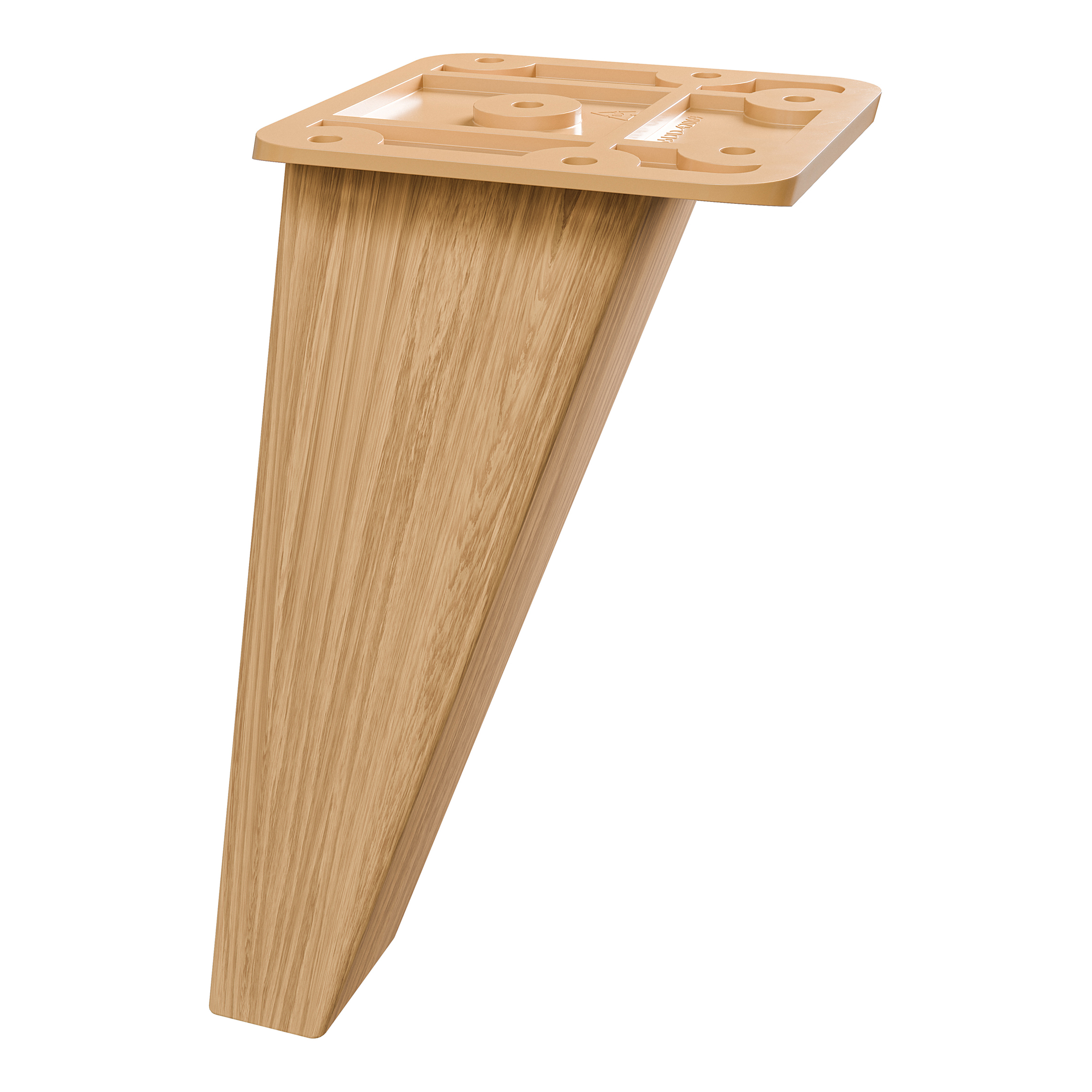 Fuß-Set Quickset 383 4er-Set Eiche Riviera Dekor