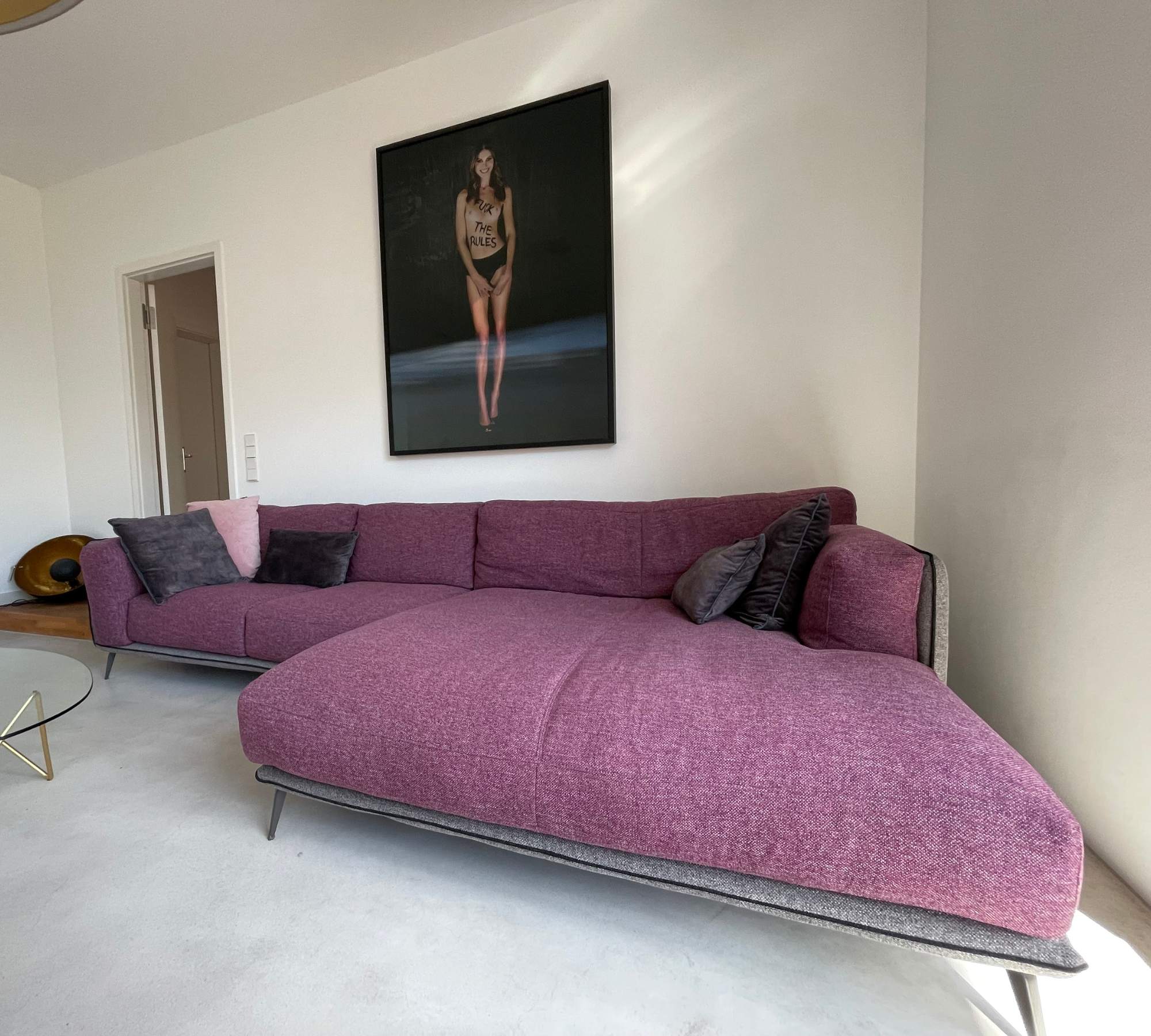 Kris Low Mix Sofa Stoff Grau Rot | Ditre Italia | COCOLI