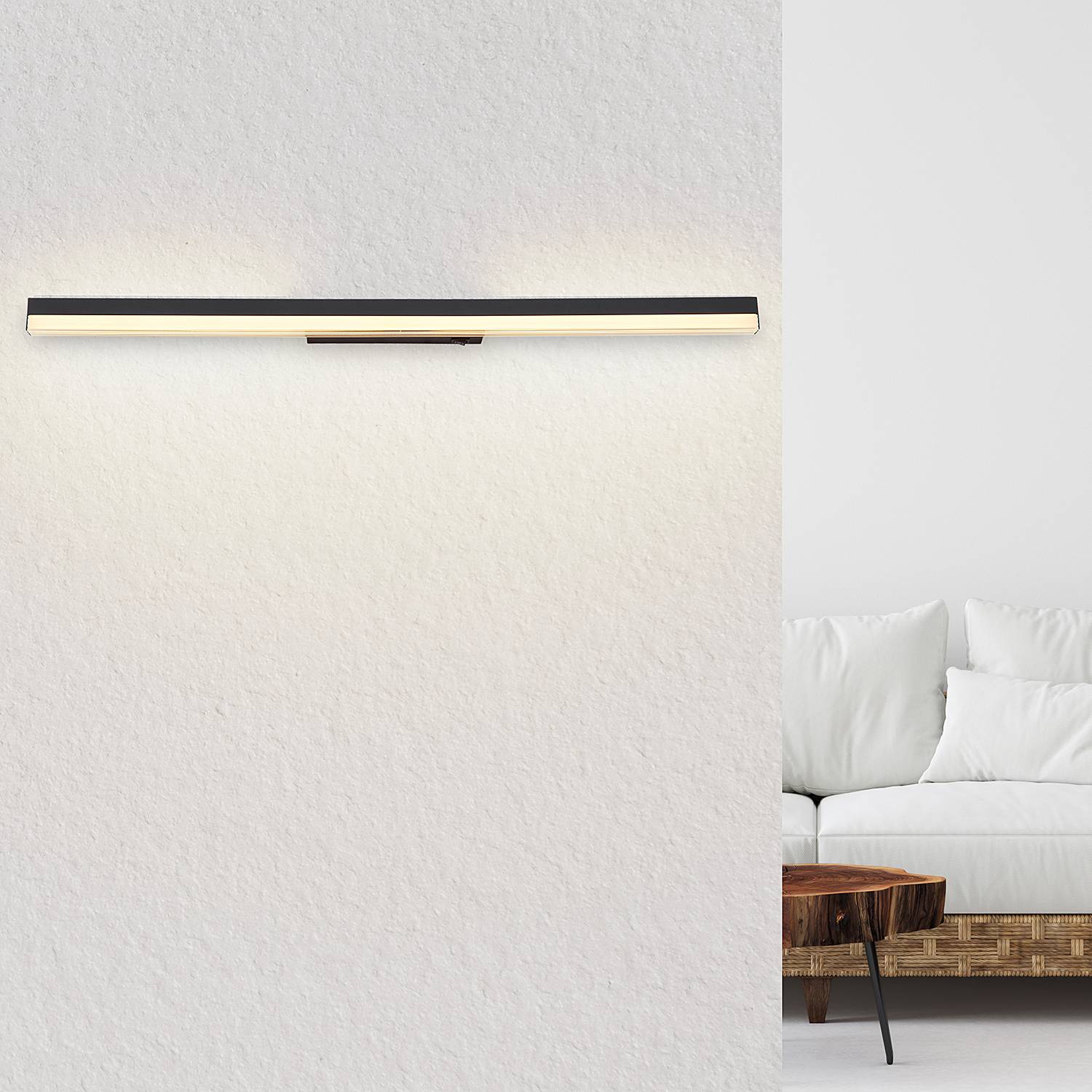 LED-Wandleuchte Sallo Schwarz