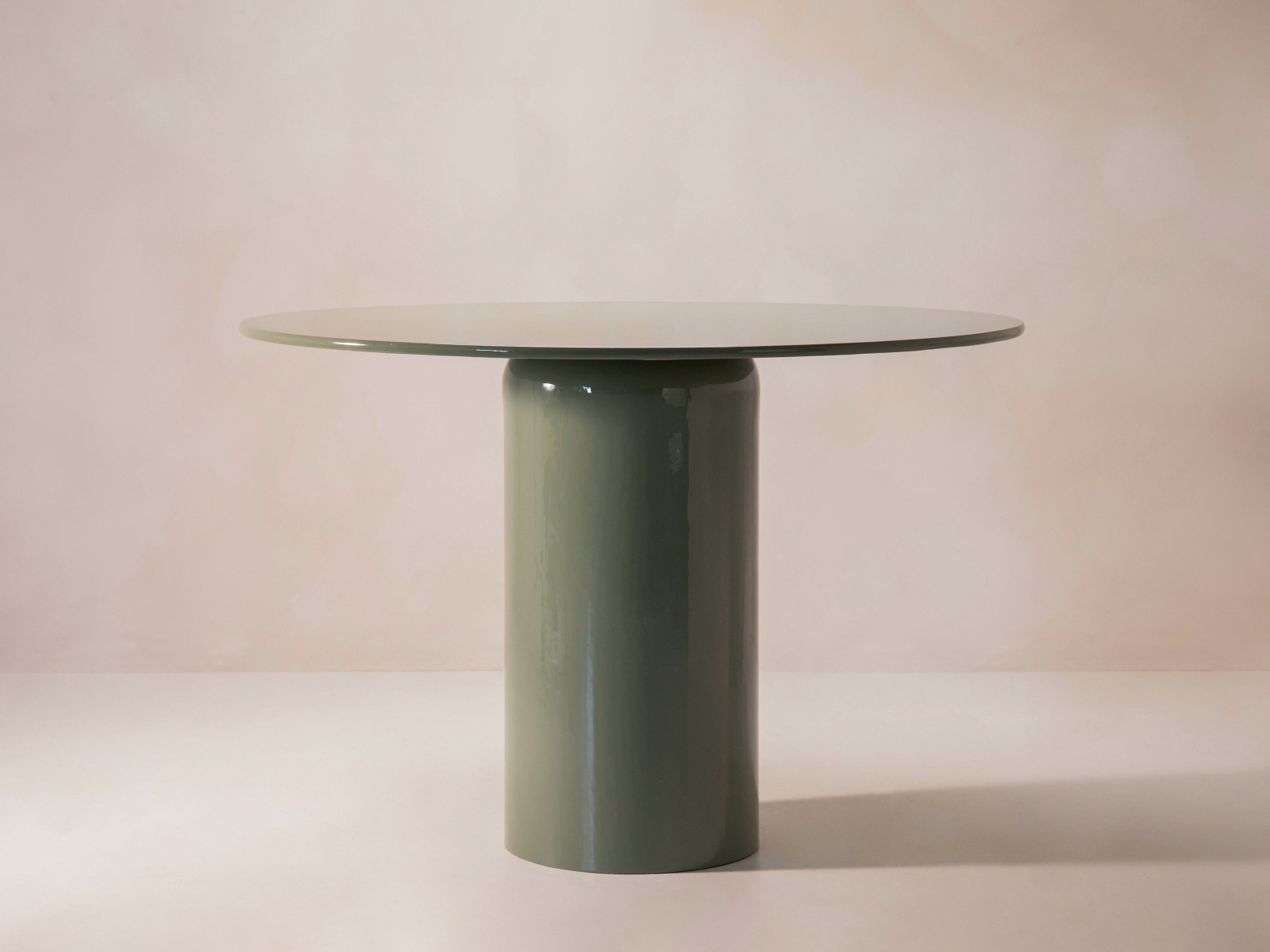Clementin Side Table Metal Green 45x45 cm